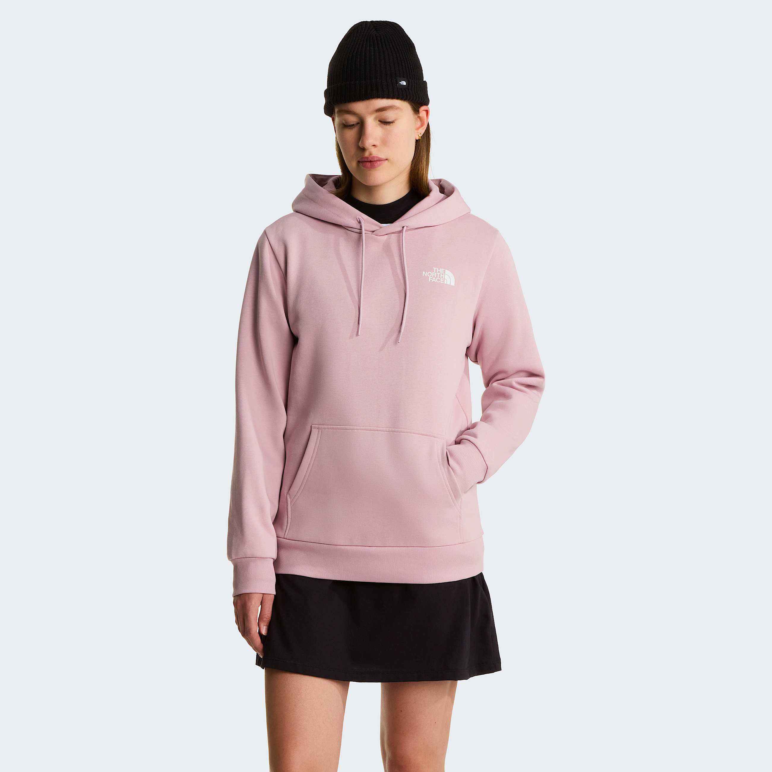 Womens Simple Dome Hoodie TNF Metal Pink HERO