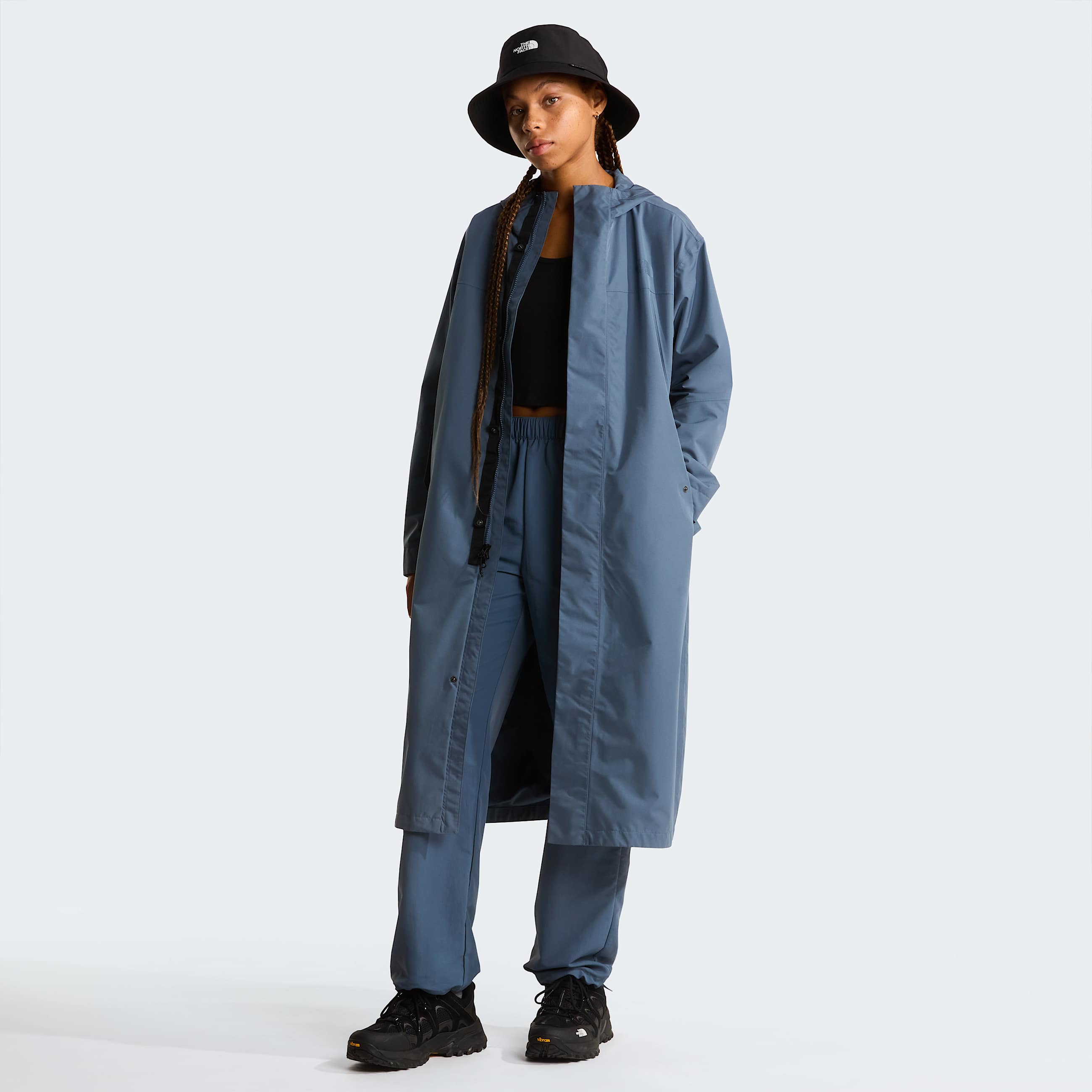 Nukabira Rain Shell Parka W TNF ALT4