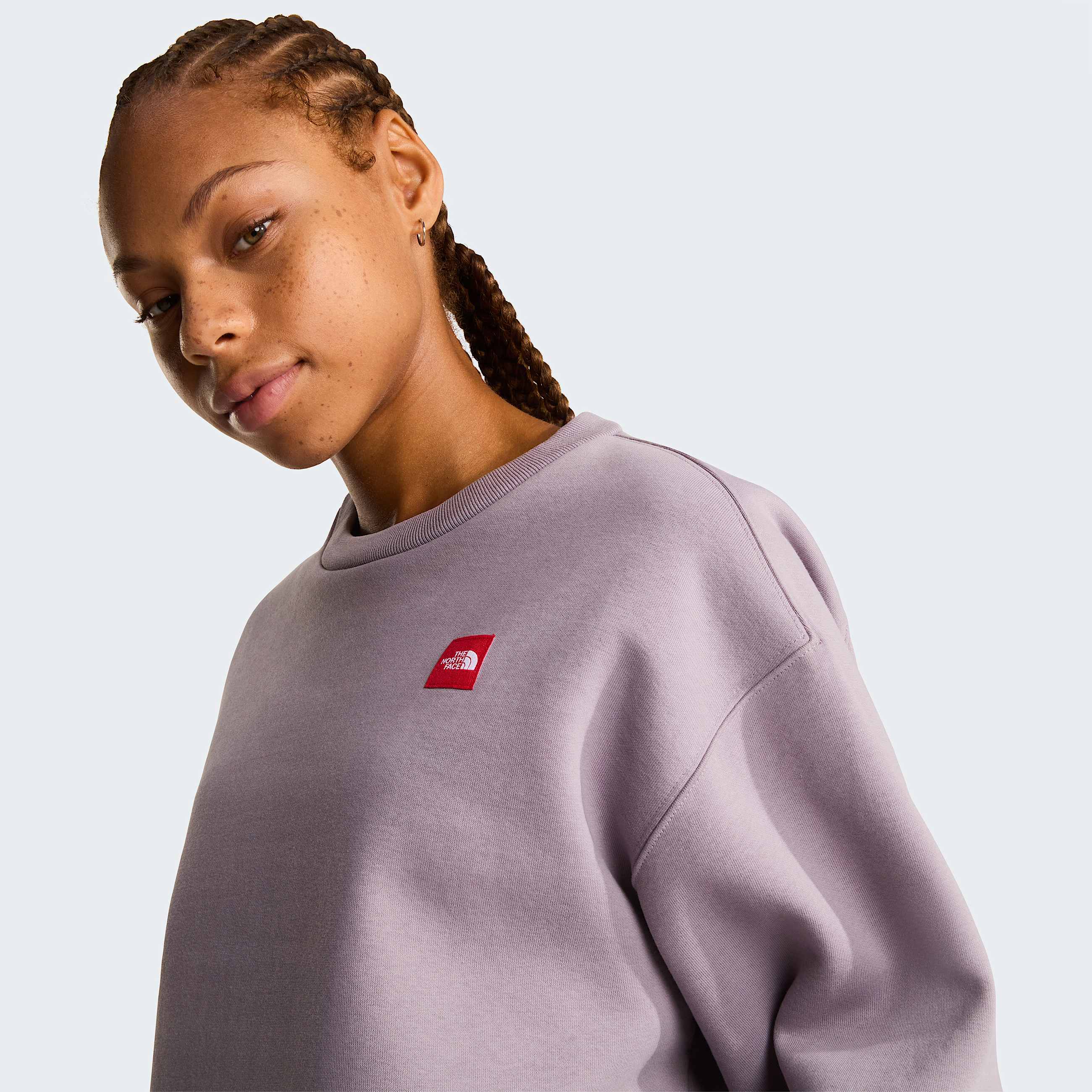 Camisola Red Box para mulher TNF Transcendent Grey ALT4