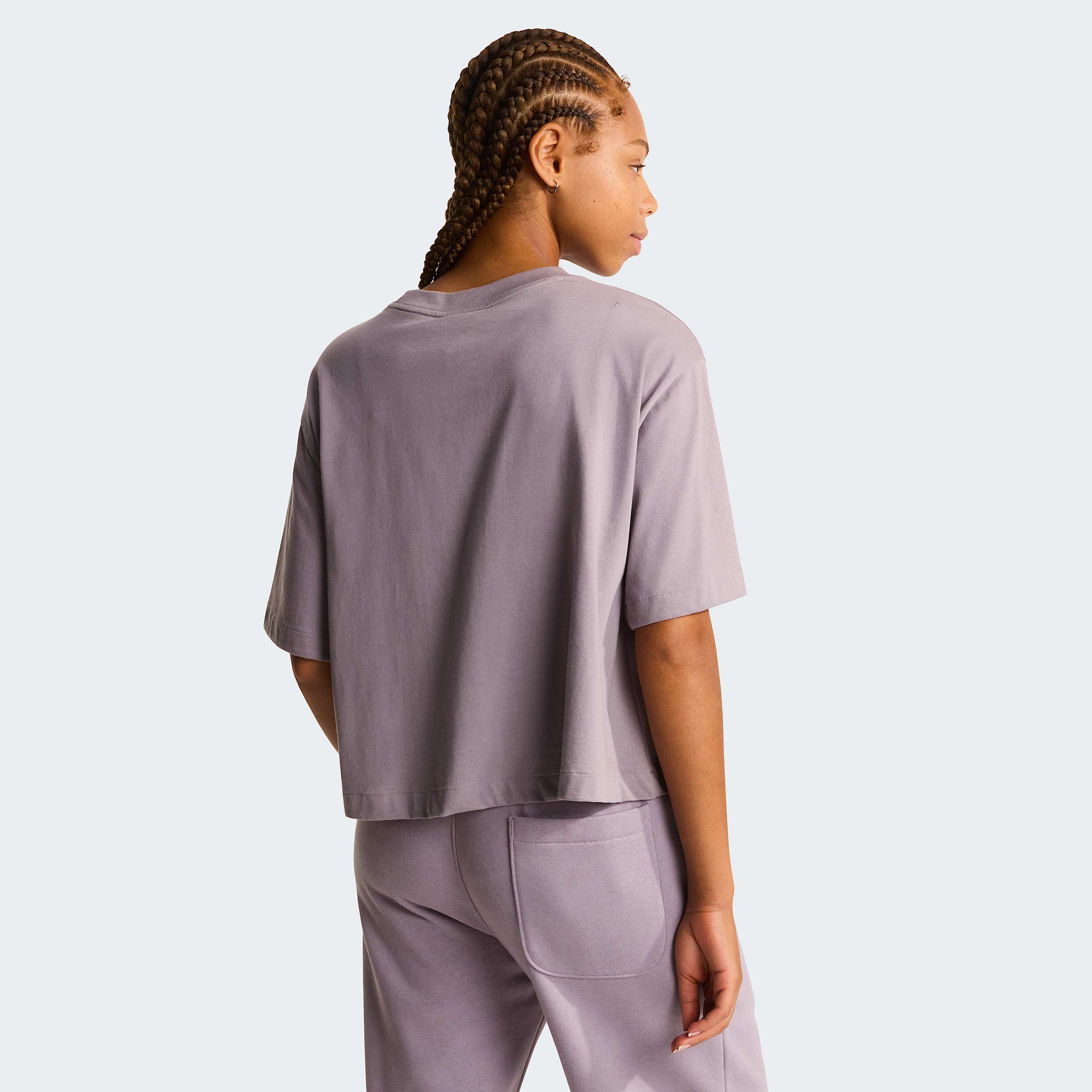 Tshirt Red Box Boxy para mulher TNF Transcendent Grey ALT3