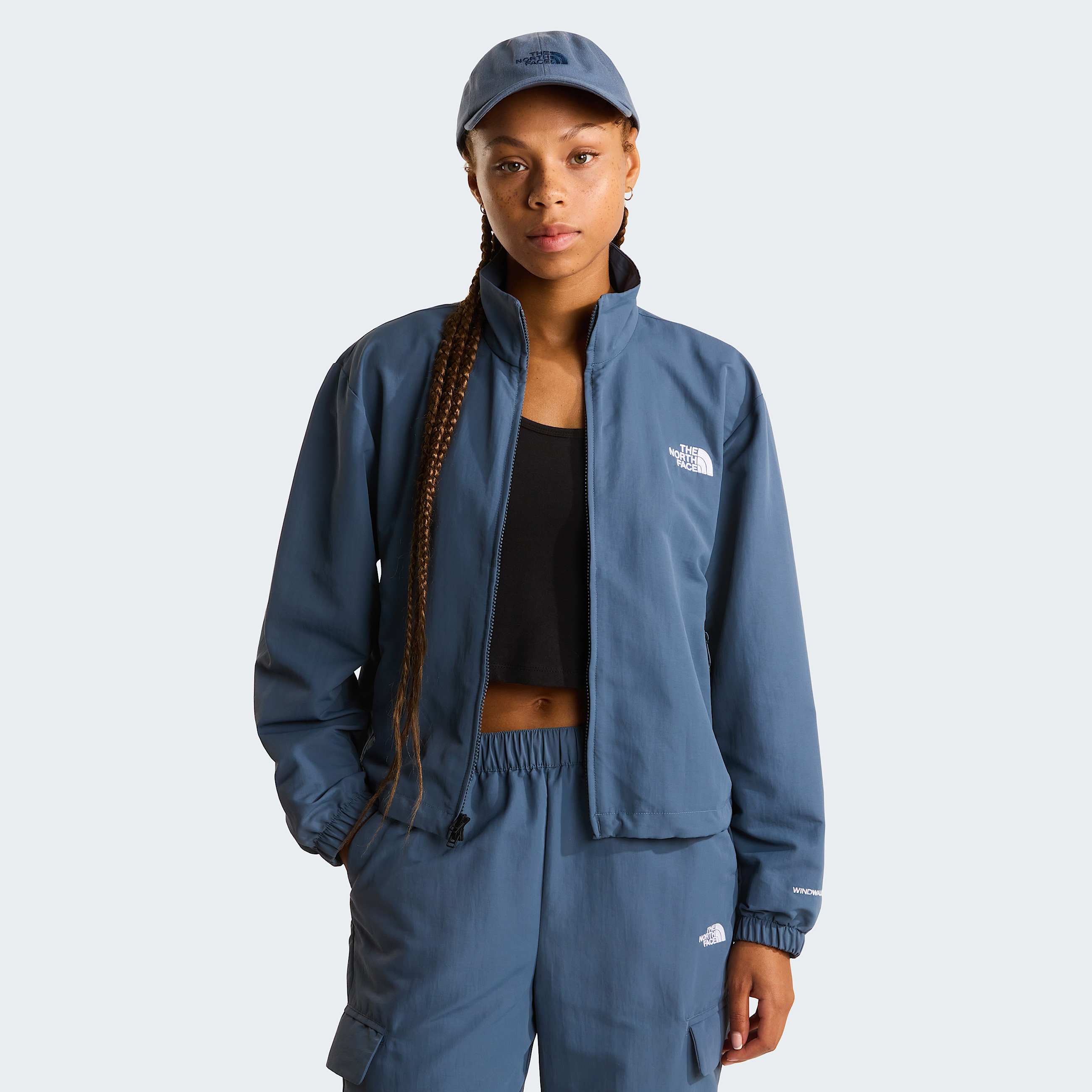 Womens TNF Easy Wind Jacket TNF ALT4