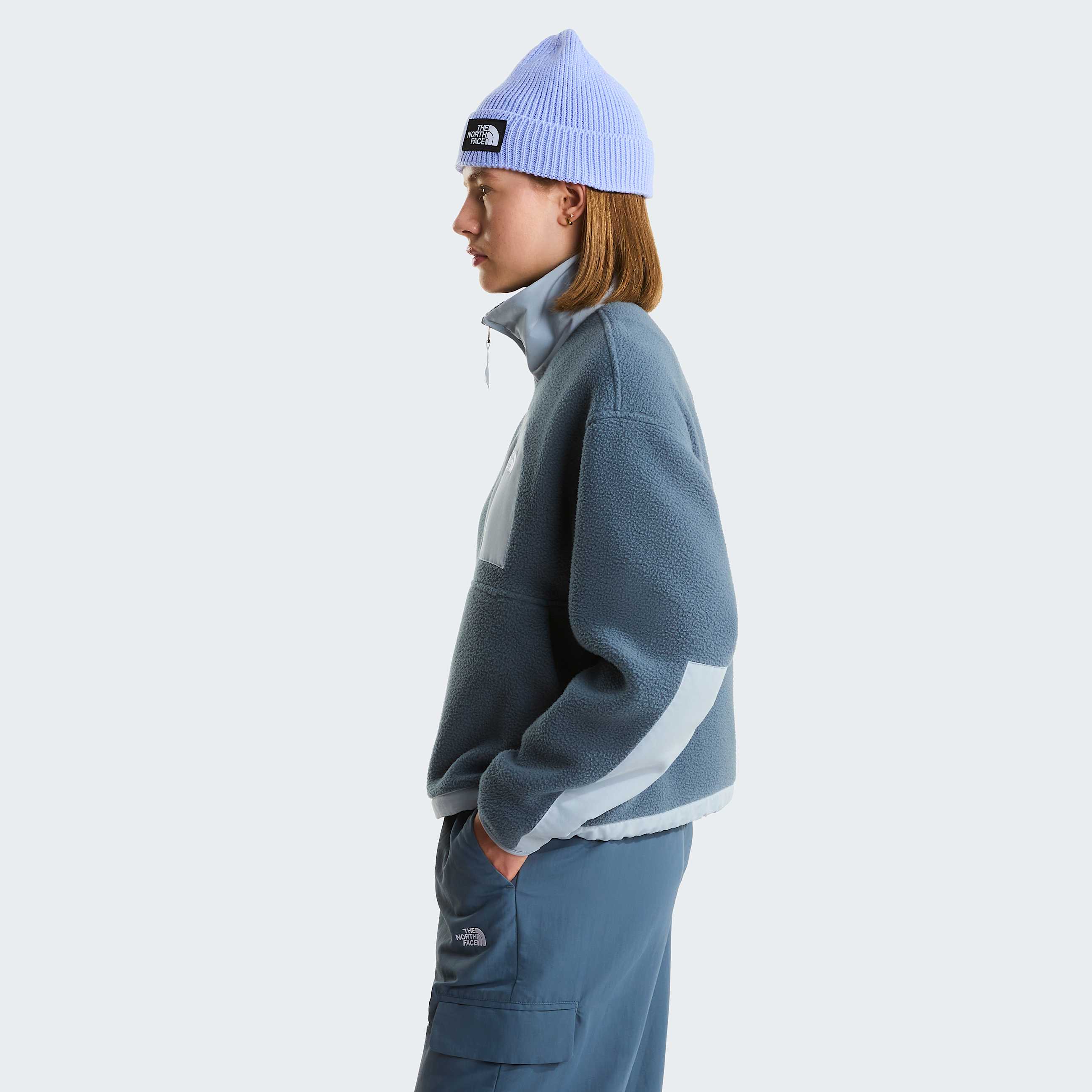 Womens Yumiori OffPeak FullZip Fleece Jacket TNF Granite GreyFrost Grey ALT2