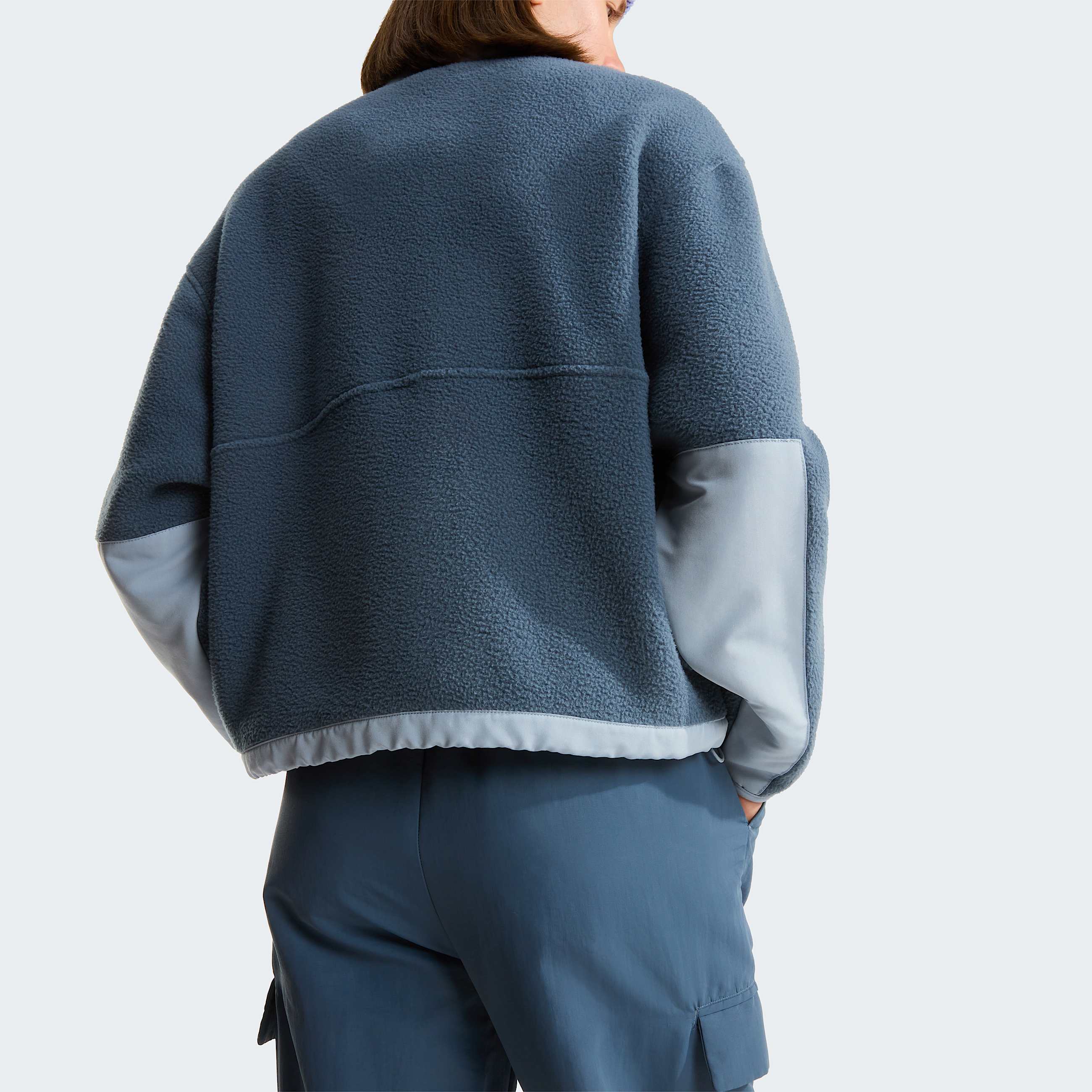 Womens Yumiori OffPeak FullZip Fleece Jacket TNF Granite GreyFrost Grey ALT8