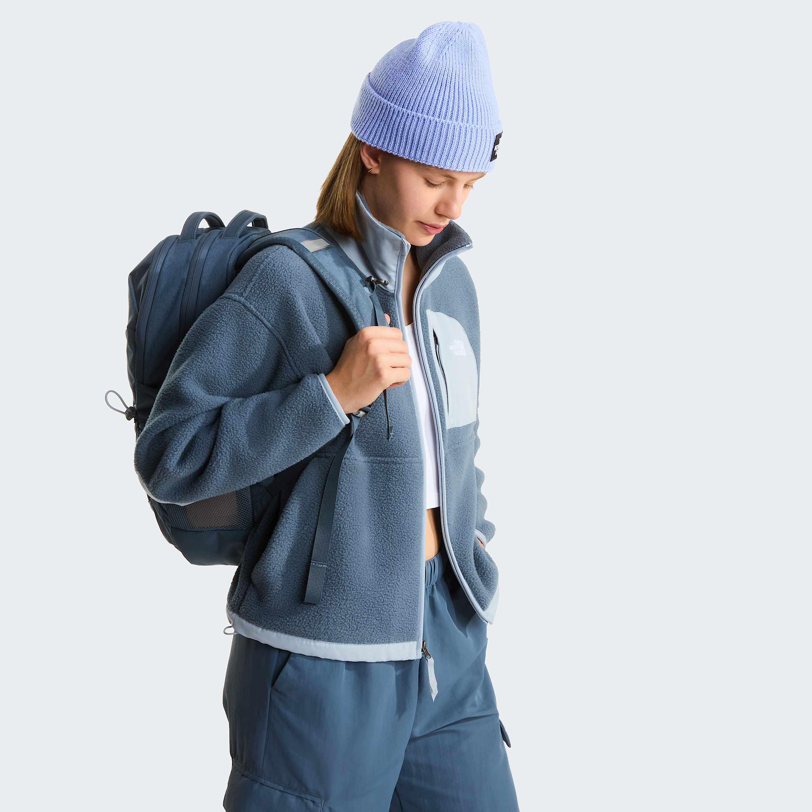 Womens Yumiori OffPeak FullZip Fleece Jacket TNF Granite GreyFrost Grey ALT9