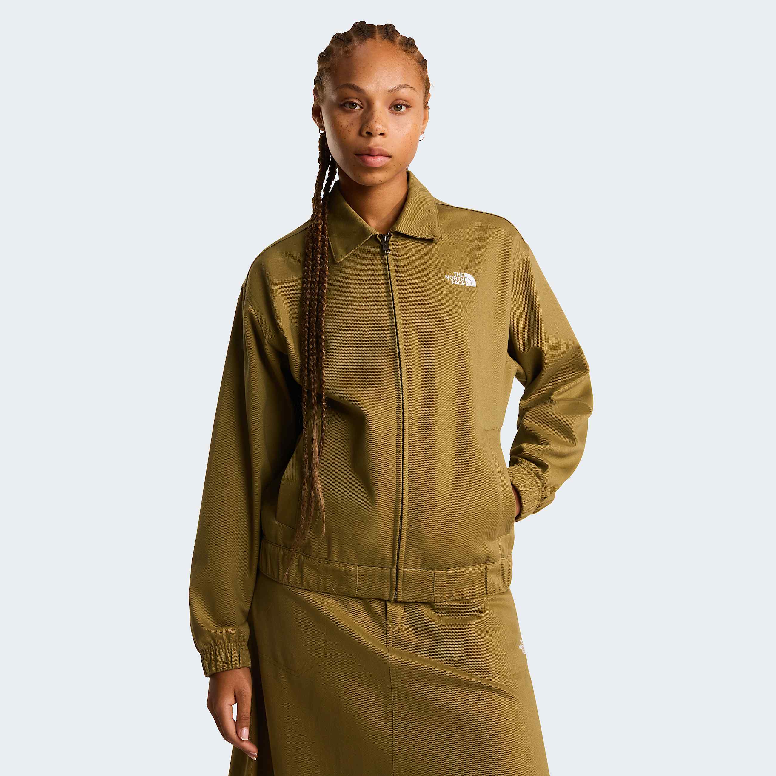 Twill Collared Jacket W TNF HERO