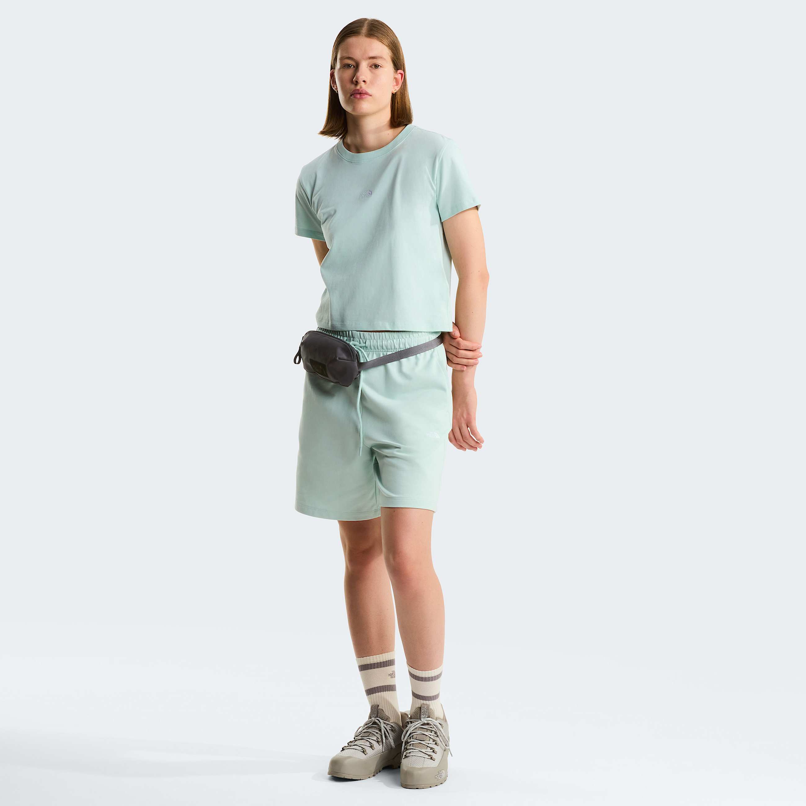 Womens Essential Light Relaxed Shorts TNF Opal Frost ALT1