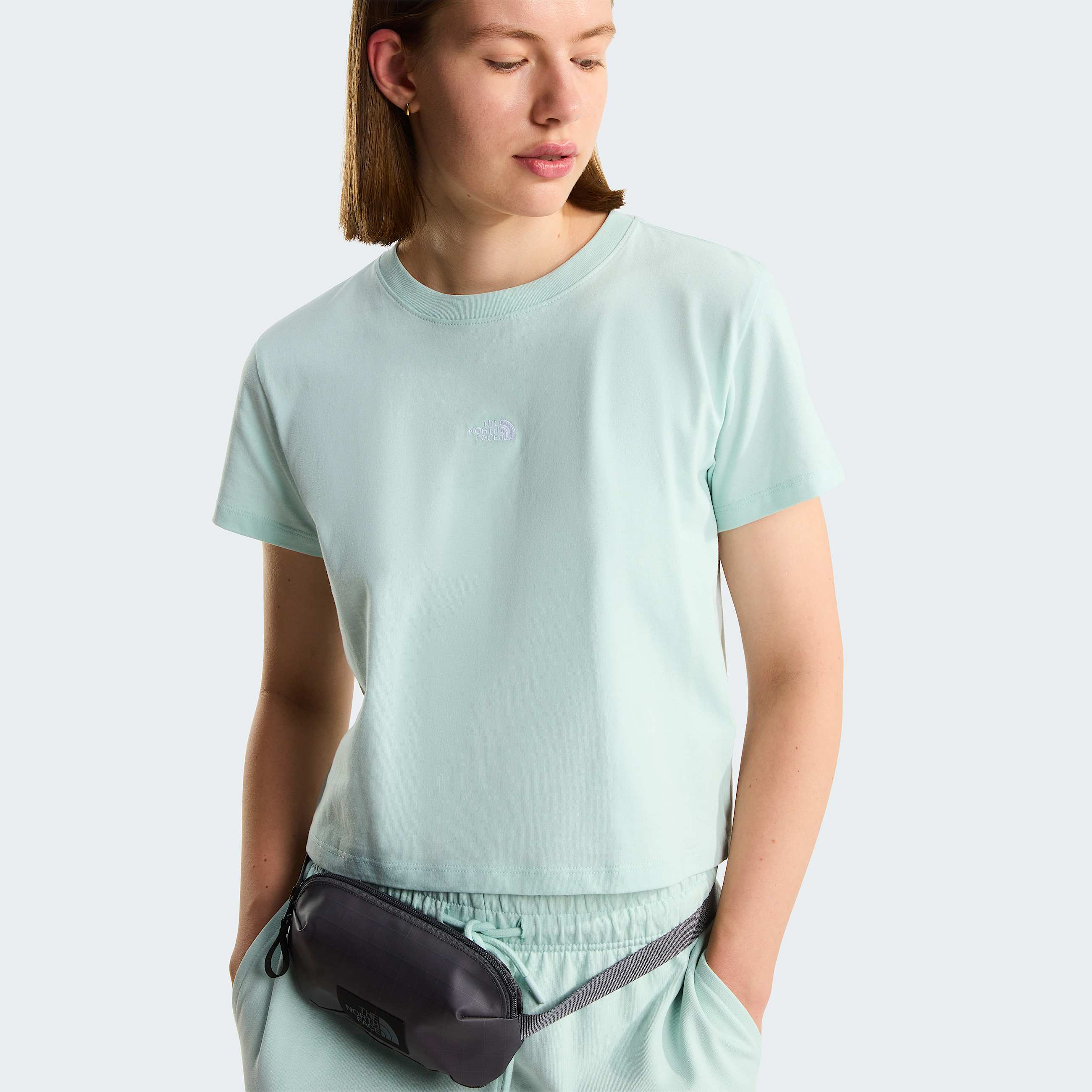 Womens Essential Regular Cutie TShirt TNF Opal Frost ALT5