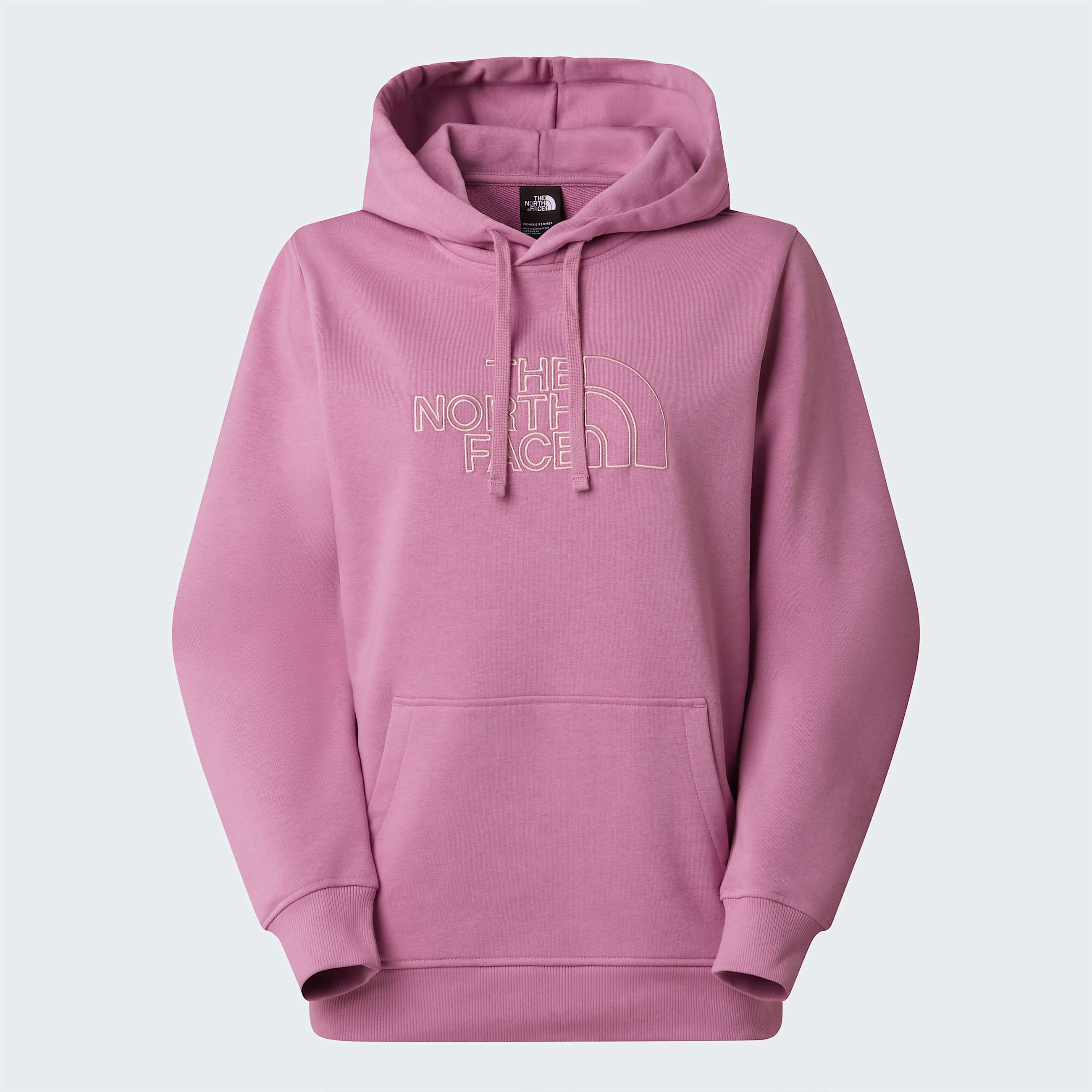 Drew Peak Lighthoodie voor dames TNF Hushed LavenderMetal Pink ALT20