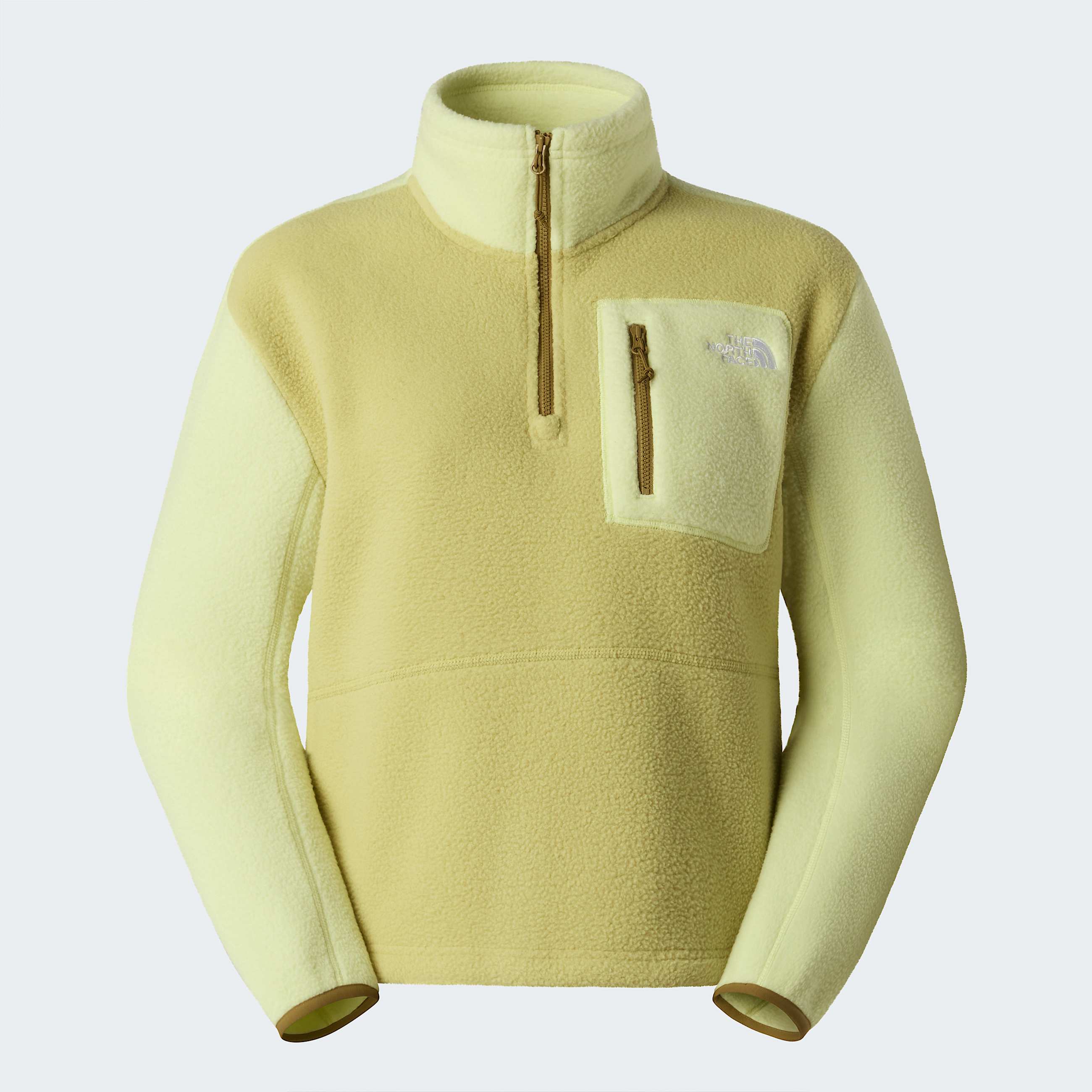 Womens Yumiori 14 Zip Fleece Jacket TNF PearLemon MistCedar ALT20