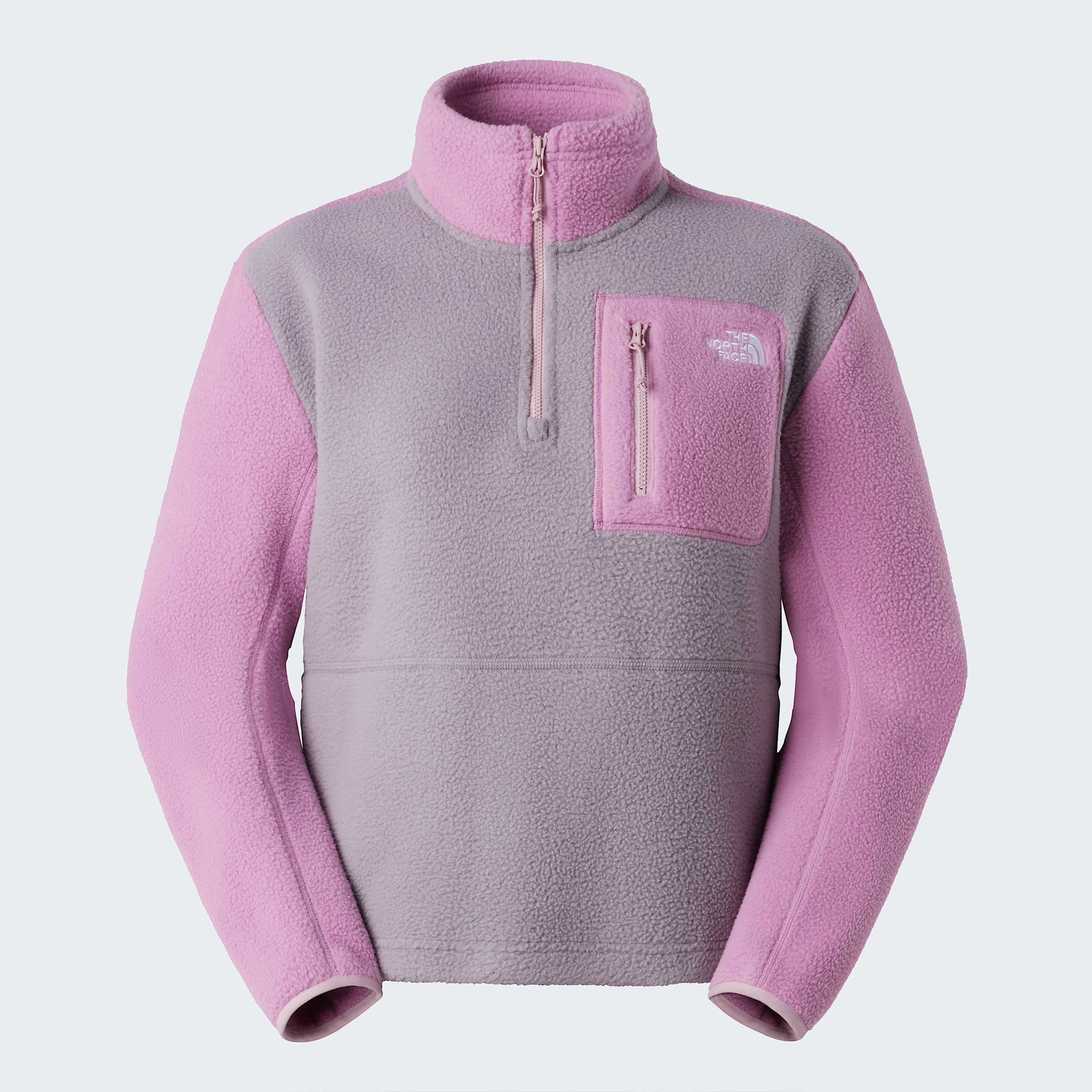 Giacca in pile Yumiori con cerniera a 14 da donna TNF Transcendent GreyHushed LavenderMetal Pink ALT20