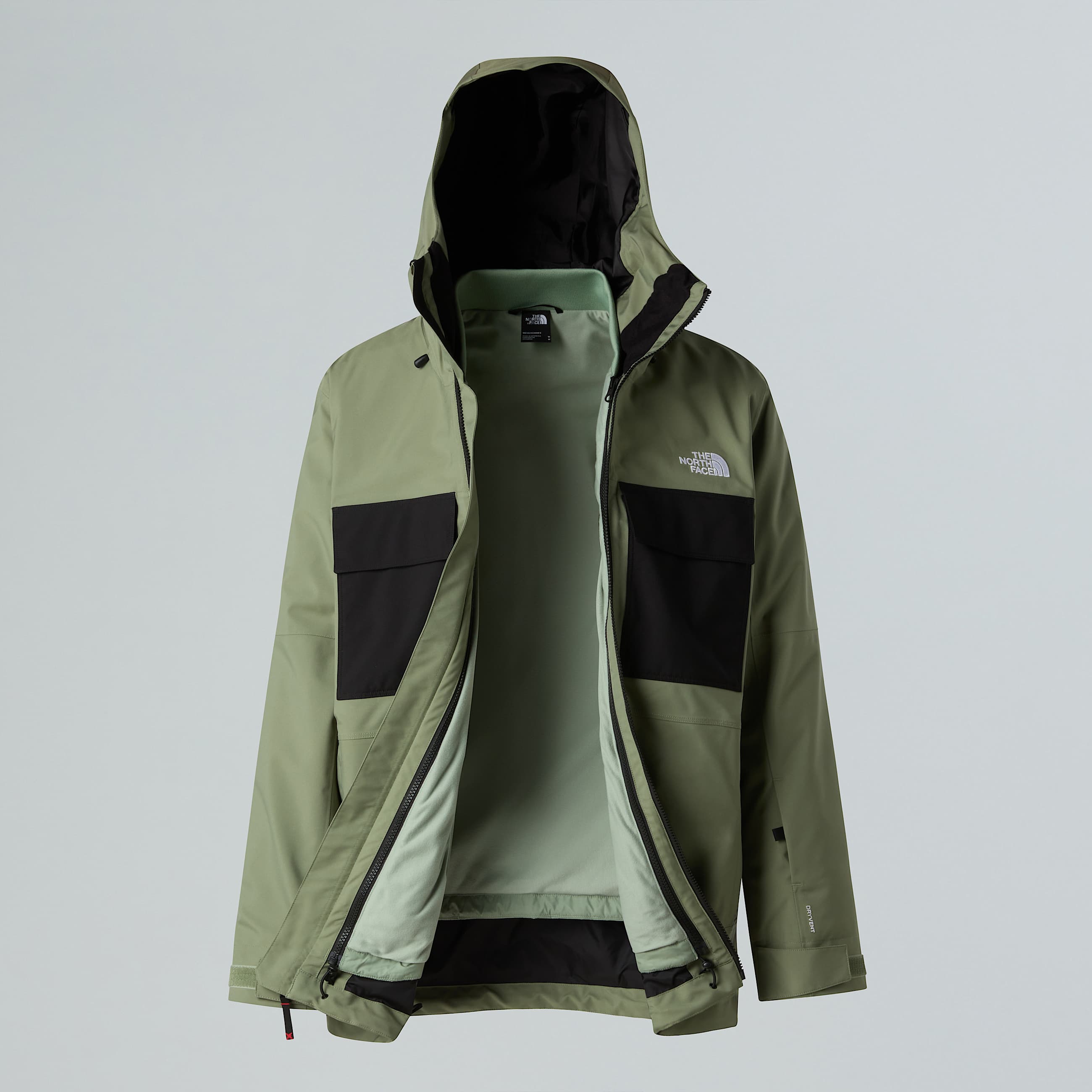 Mens Fourbarrel Triclimate 3in1 Jacket TNF Bark MistTNF Black ALT20