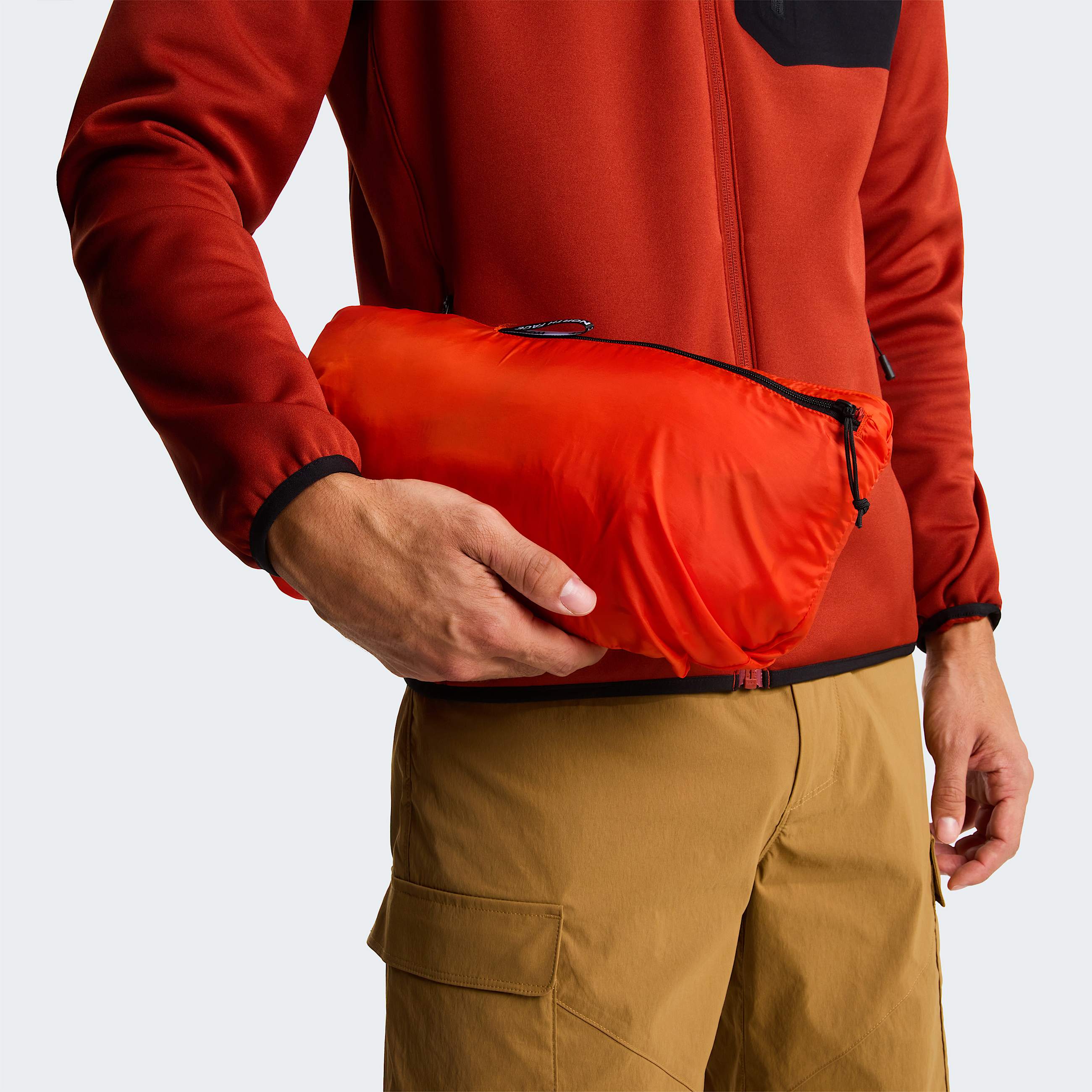 Mens Terra Peak Jacket TNF Lava RedIron Clay ALT9