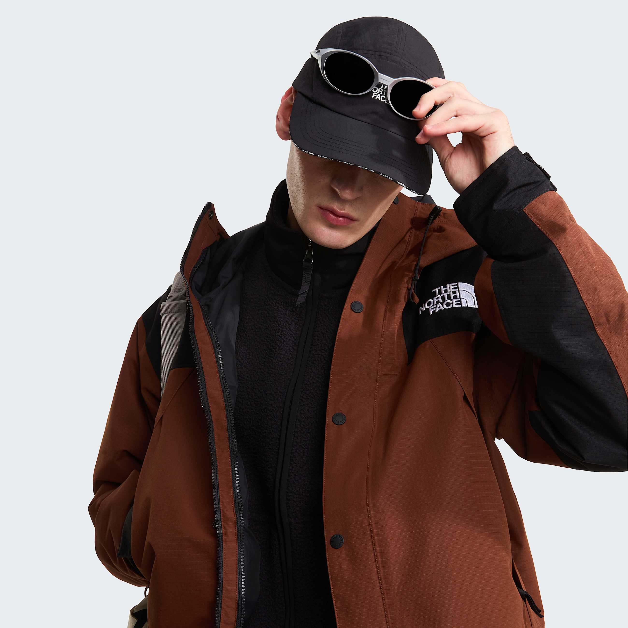 Giacca DryVent Mono Mountain da uomo TNF Ember SoilTNF Black ALT9