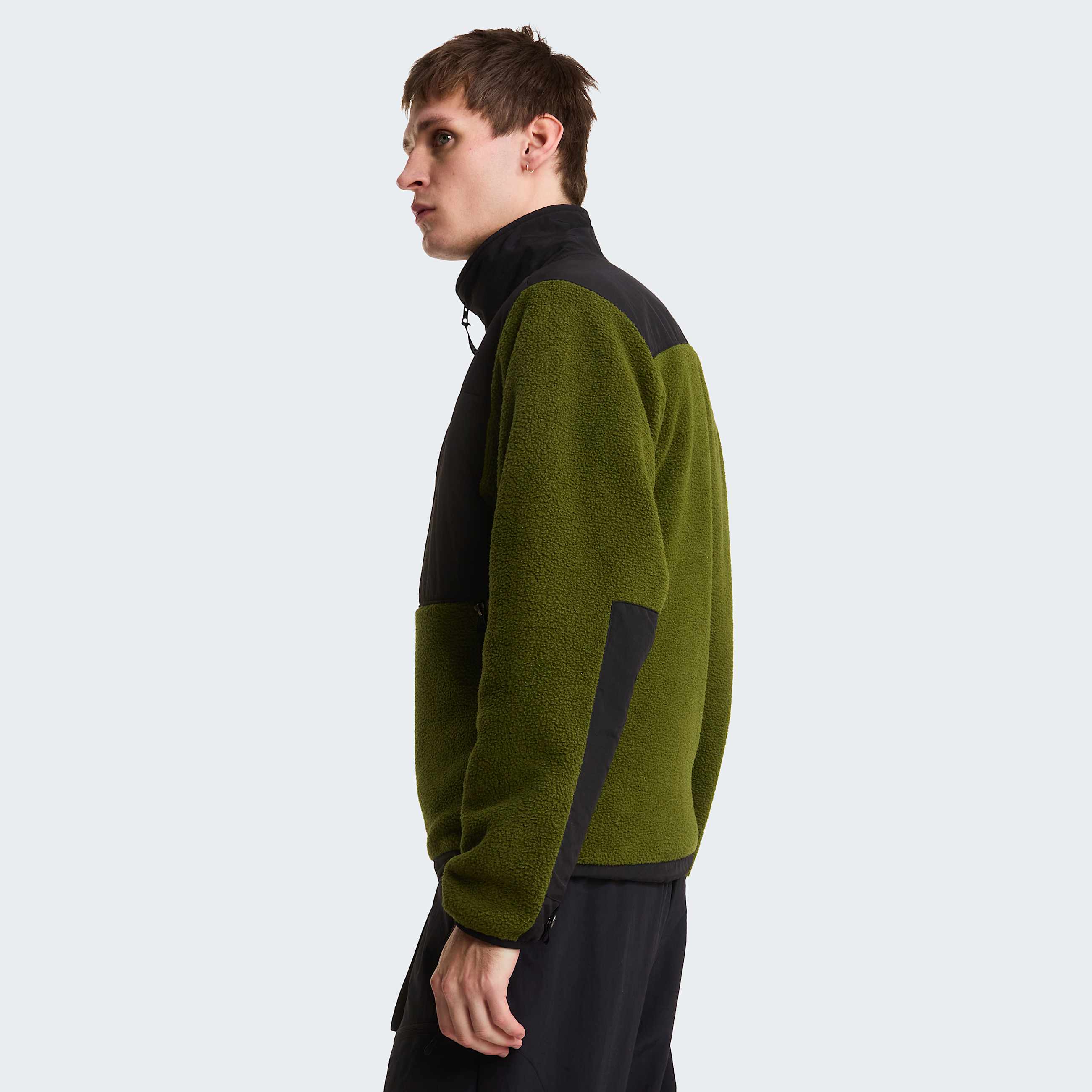 Giacca Retro Denali da uomo TNF Woodland GreenTNF Black ALT2