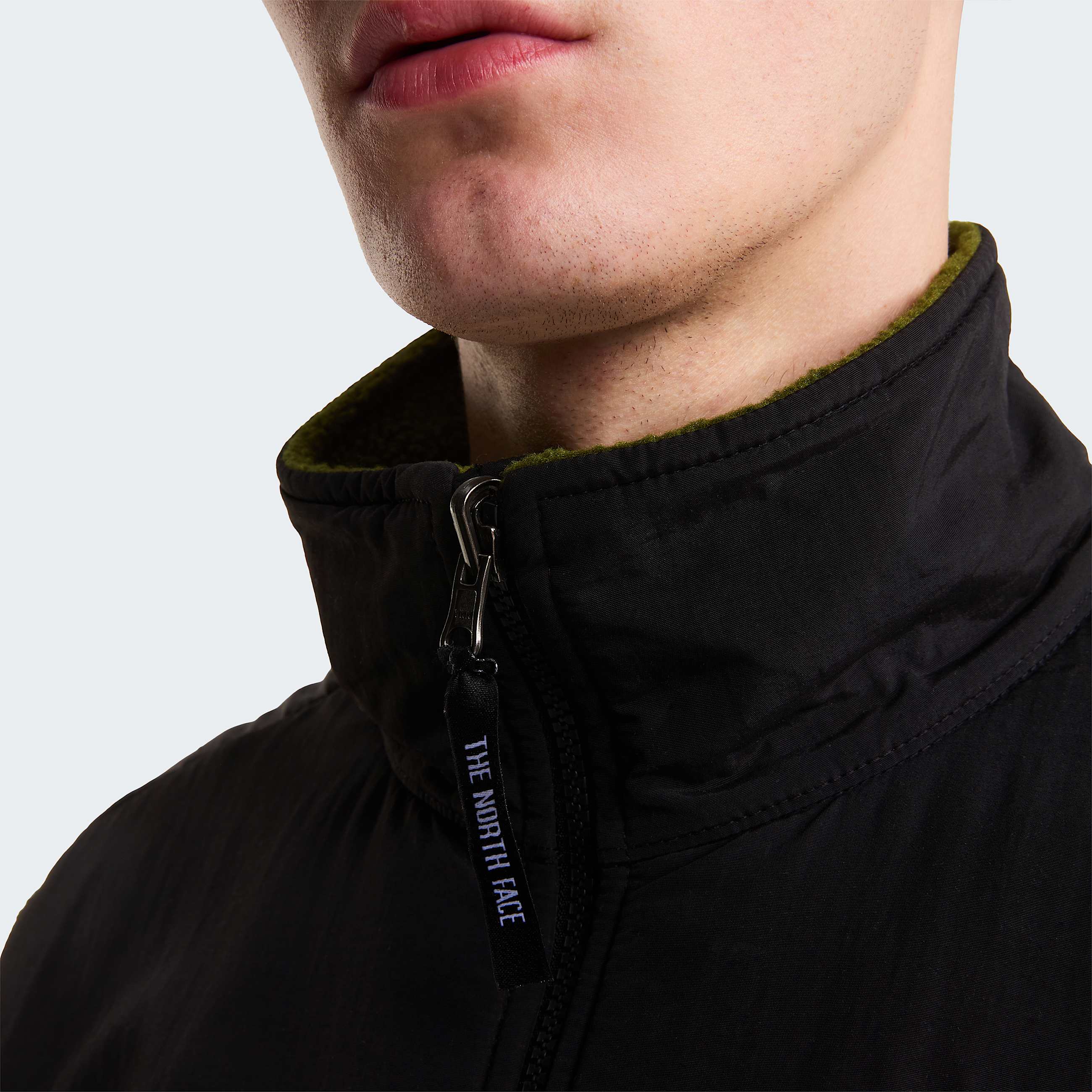 Giacca Retro Denali da uomo TNF Woodland GreenTNF Black ALT6