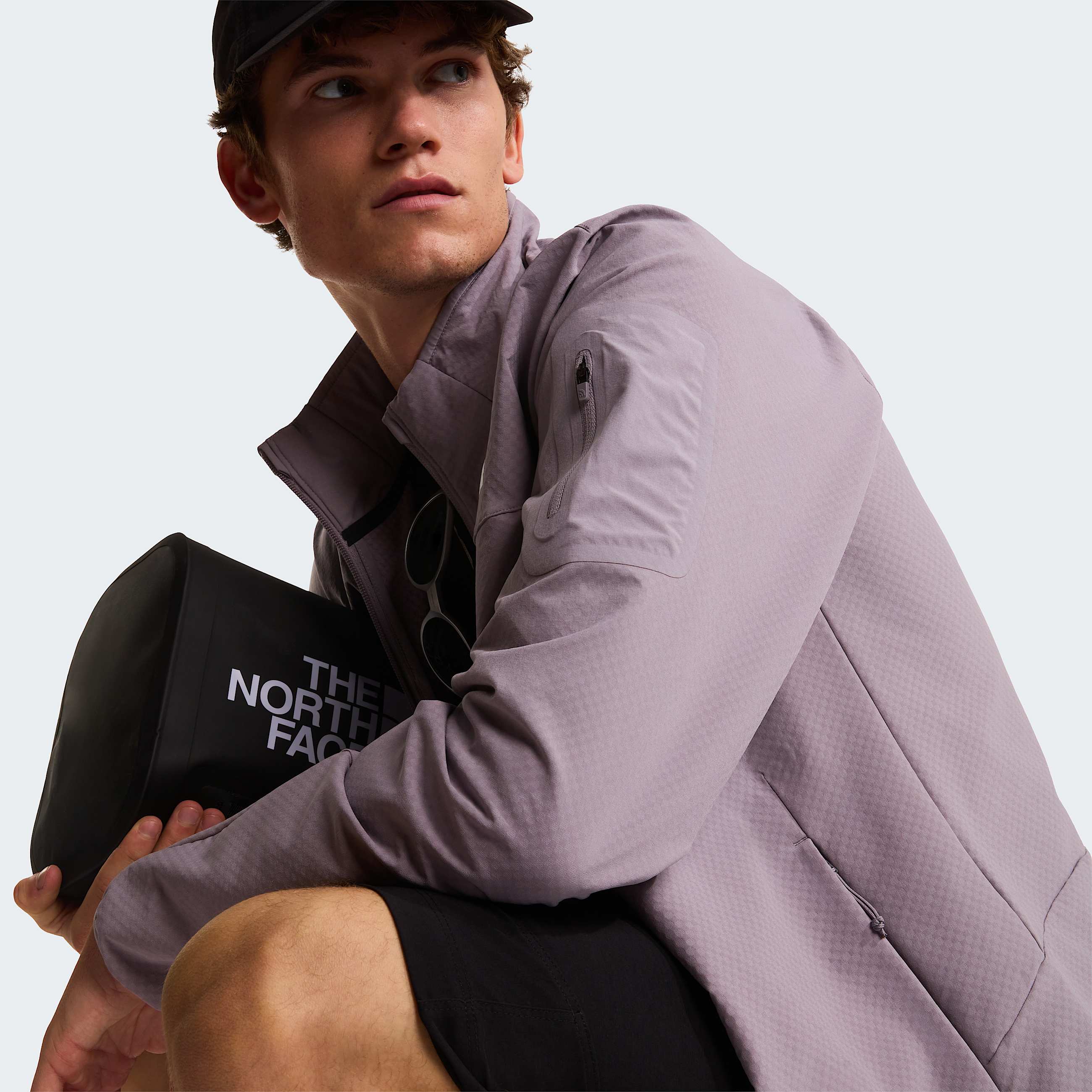 Tek Approachjas voor heren TNF Transcendent Grey ALT8