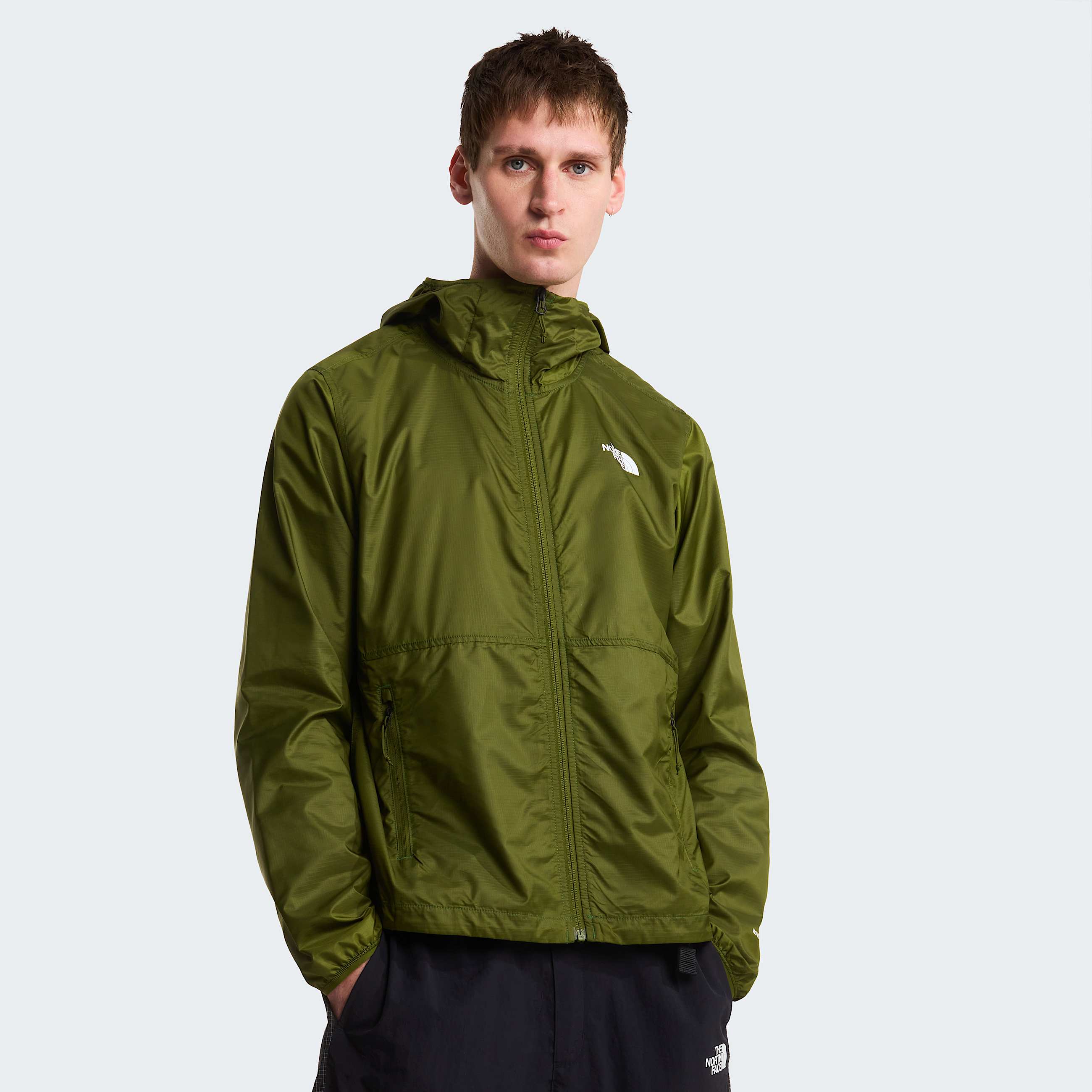 Mens Cyclone Wind Jacket TNF Woodland Green HERO