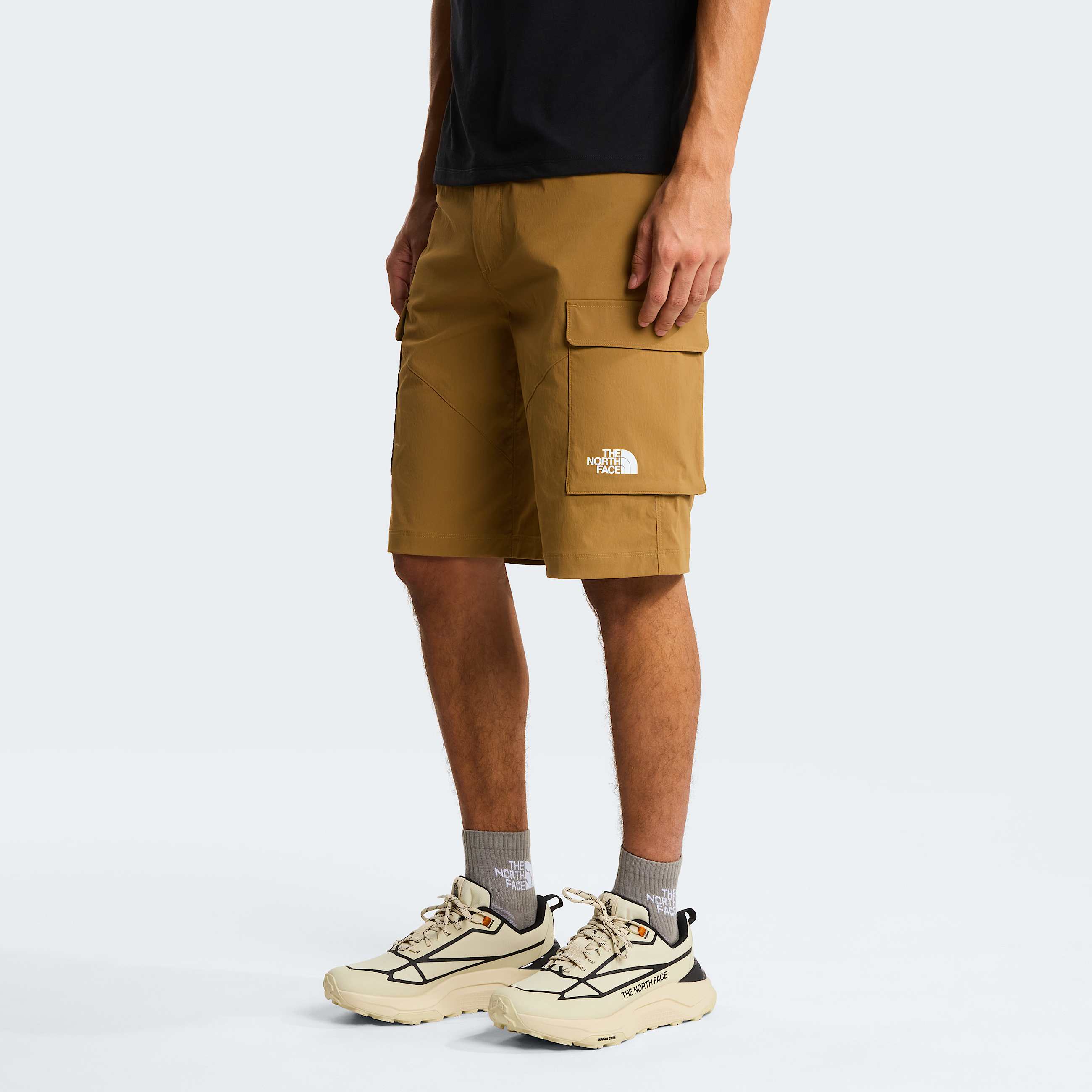 Mens Exploration Cargo Shorts TNF Utility Brown HERO