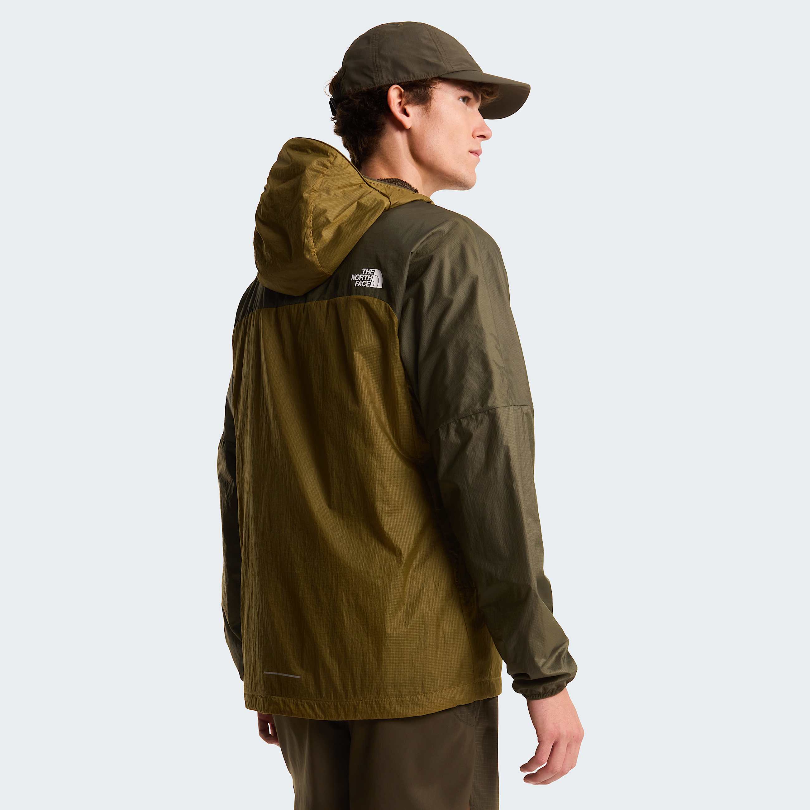 Mens Ridgelite FUTUREFLEECE Wind Jacket TNF CedarNew Taupe Green ALT3