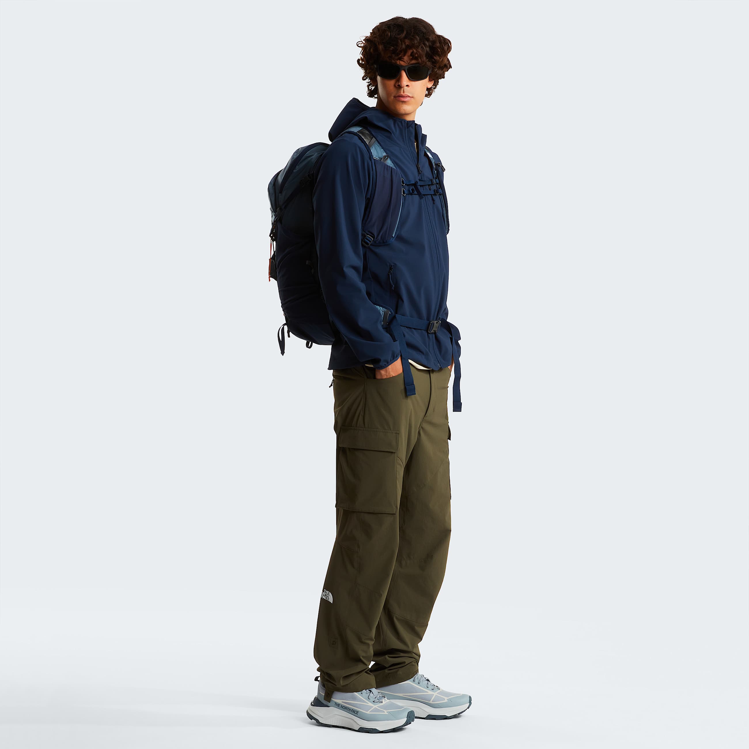 Nimble 20jas met capuchon voor heren TNF Summit Navy ALT1
