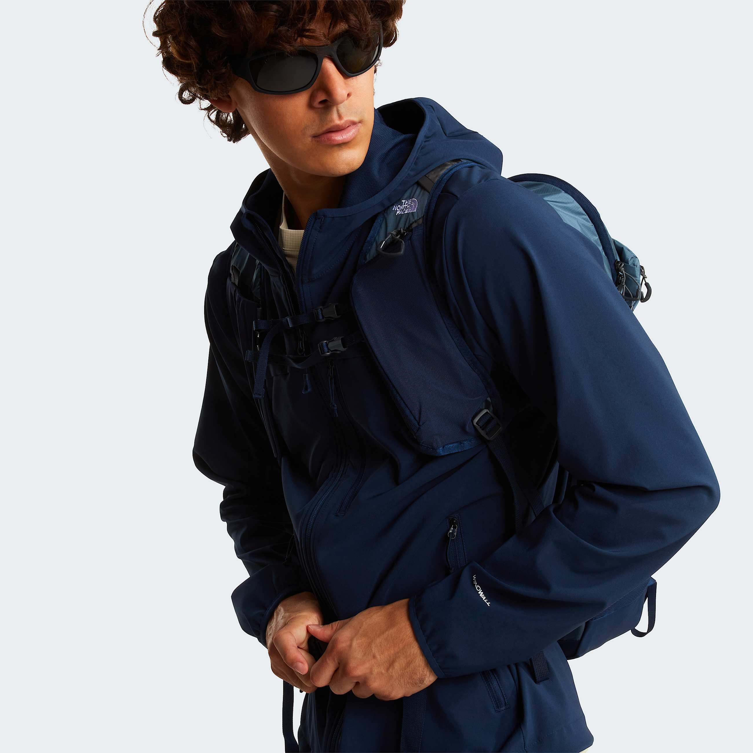 Nimble 20jas met capuchon voor heren TNF Summit Navy ALT7