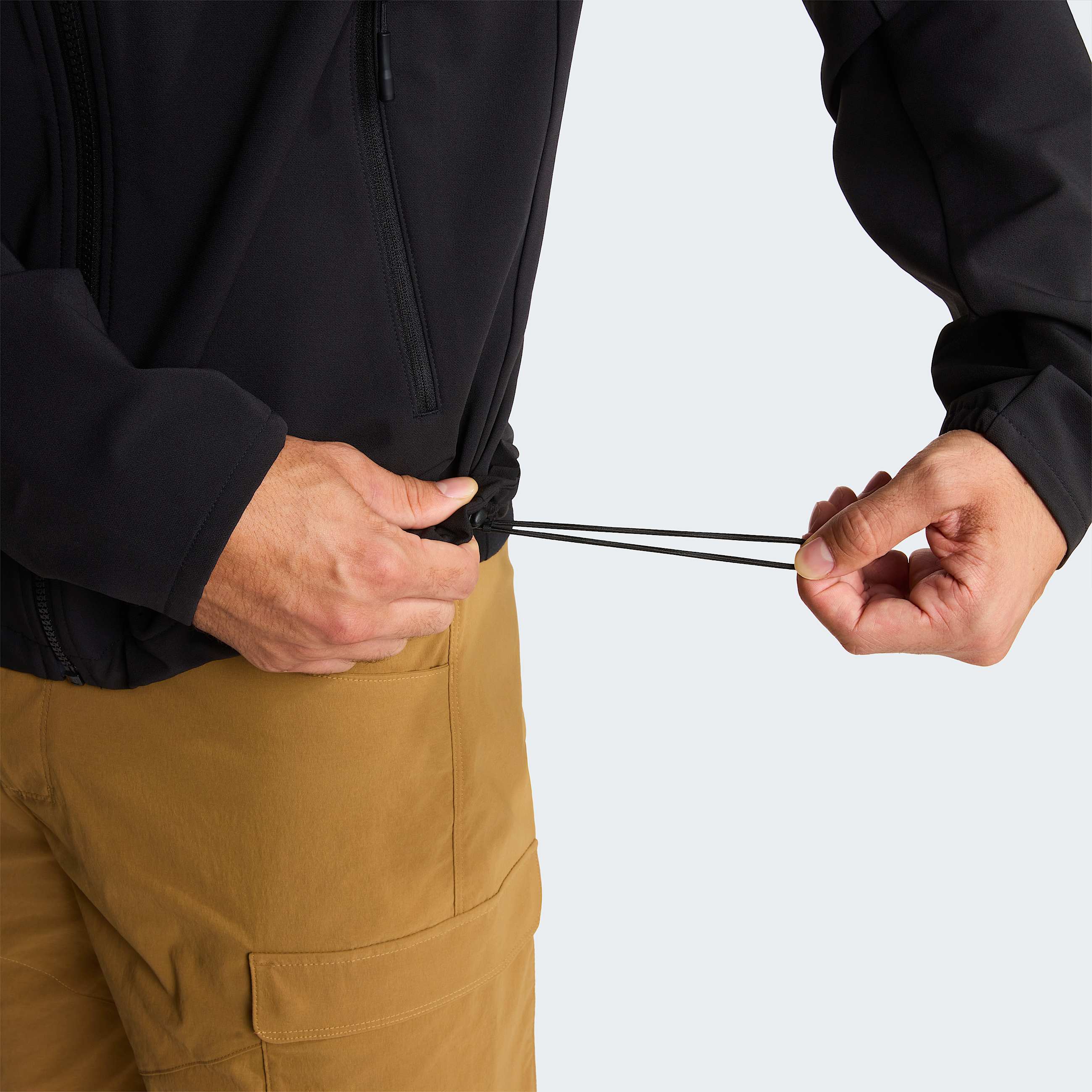 Tansasoftshelljas voor heren TNF TNF Black ALT7