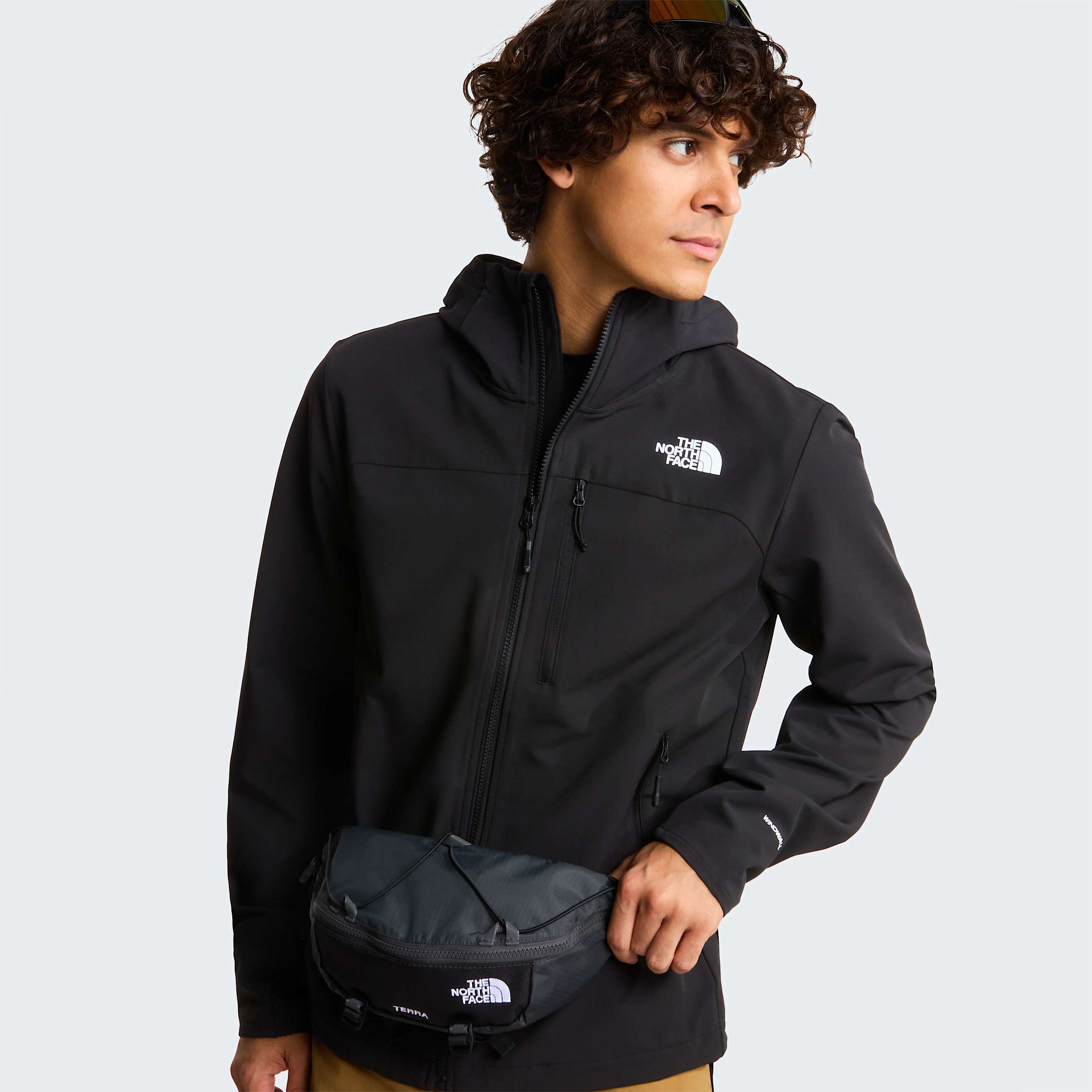 Tansasoftshelljas voor heren TNF TNF Black ALT8