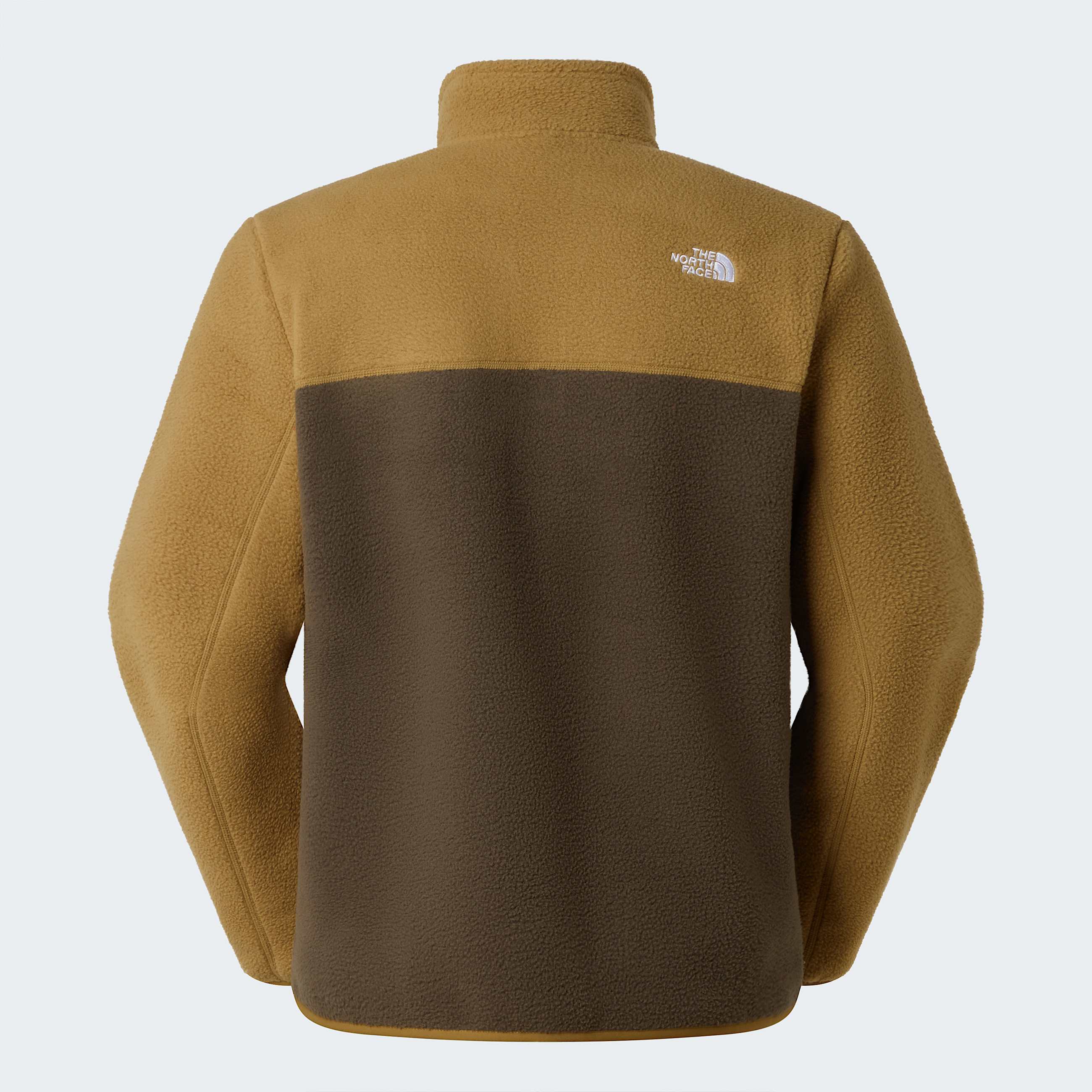 Yumiori Fleecejacke mit 14langem RV fr Herren TNF New Taupe GreenCedarDust Orange ALT21