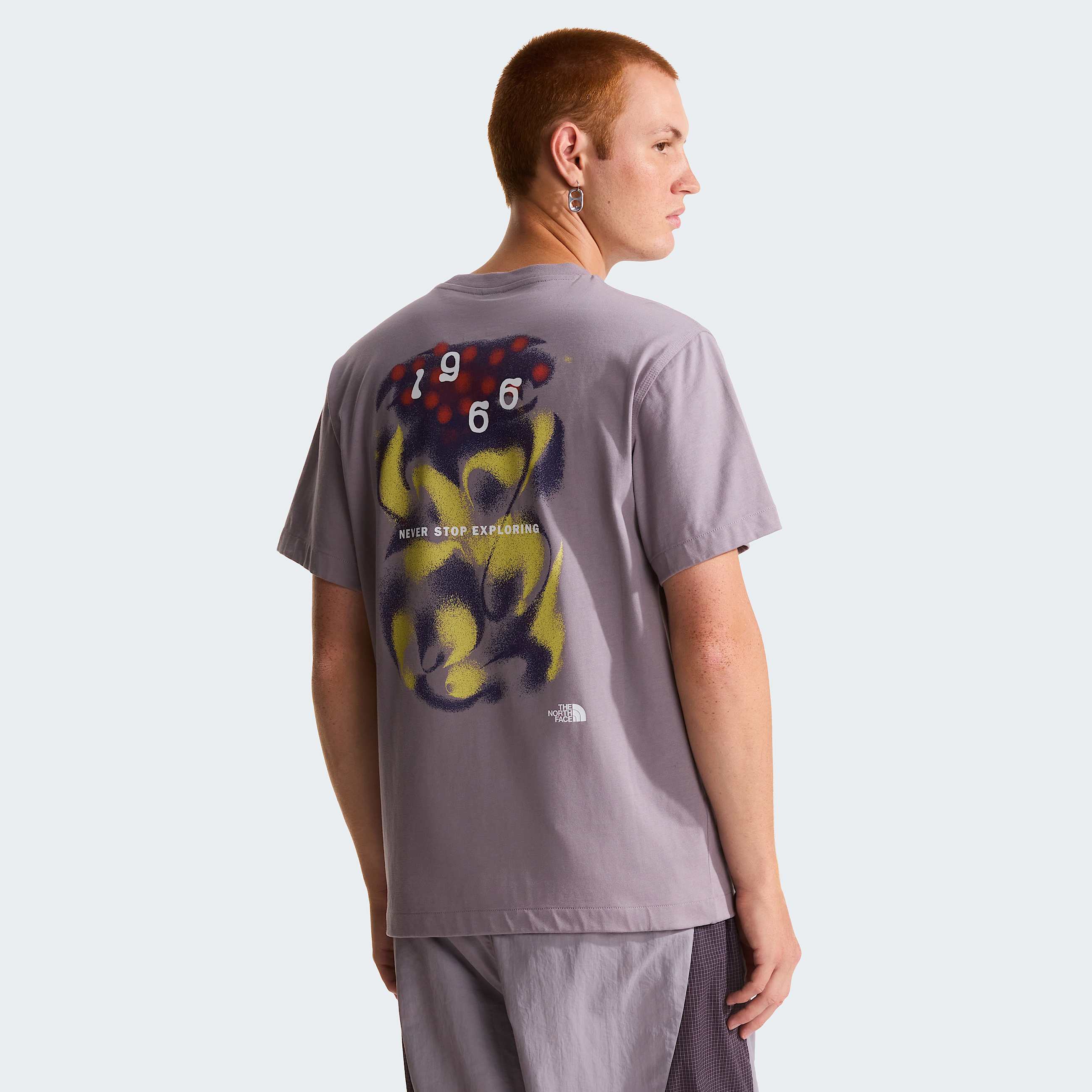 Mens 1966 Motion Relaxed Graphic TShirt TNF HERO
