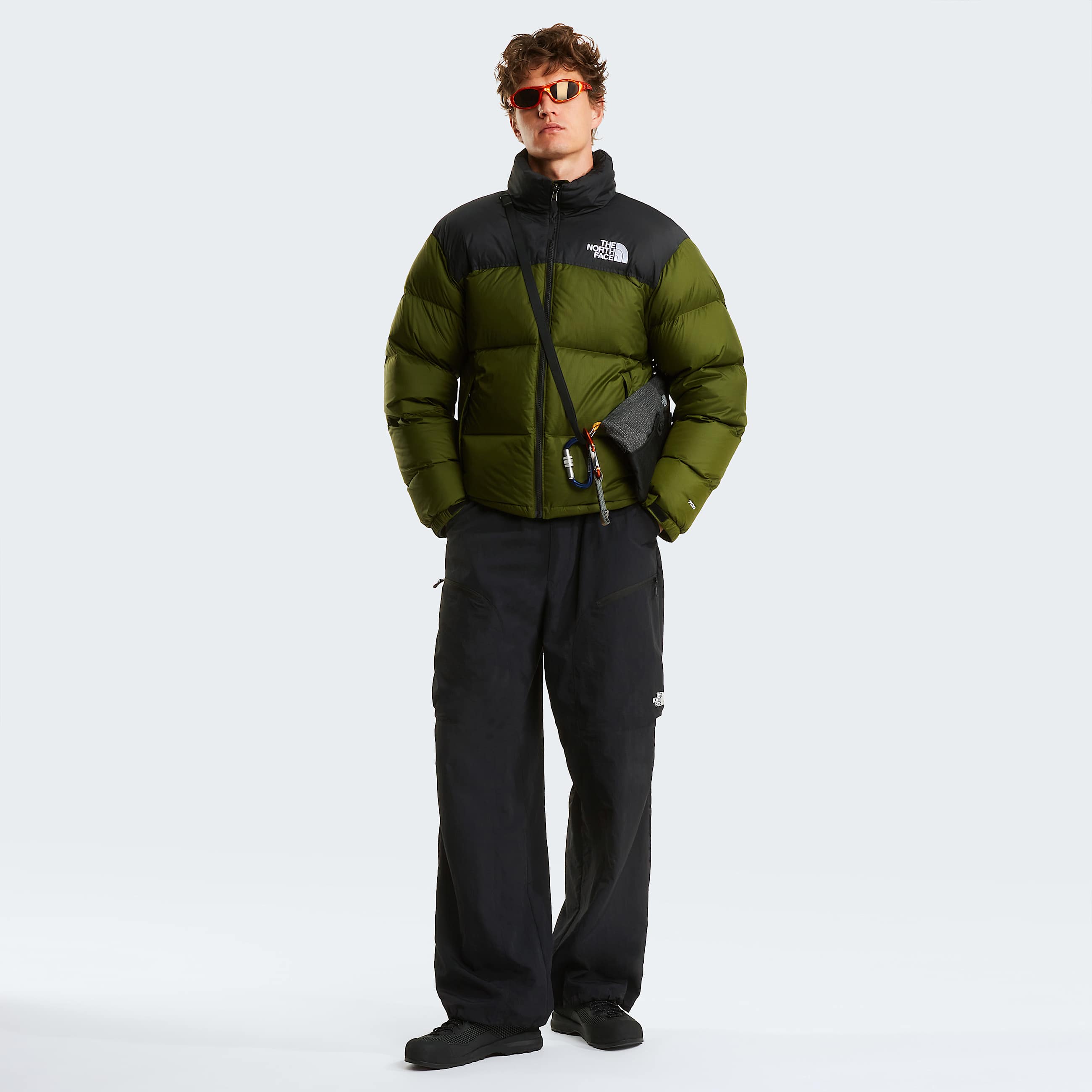 1996 Retro Nuptsejas voor heren TNF Woodland GreenTNF Black ALT1