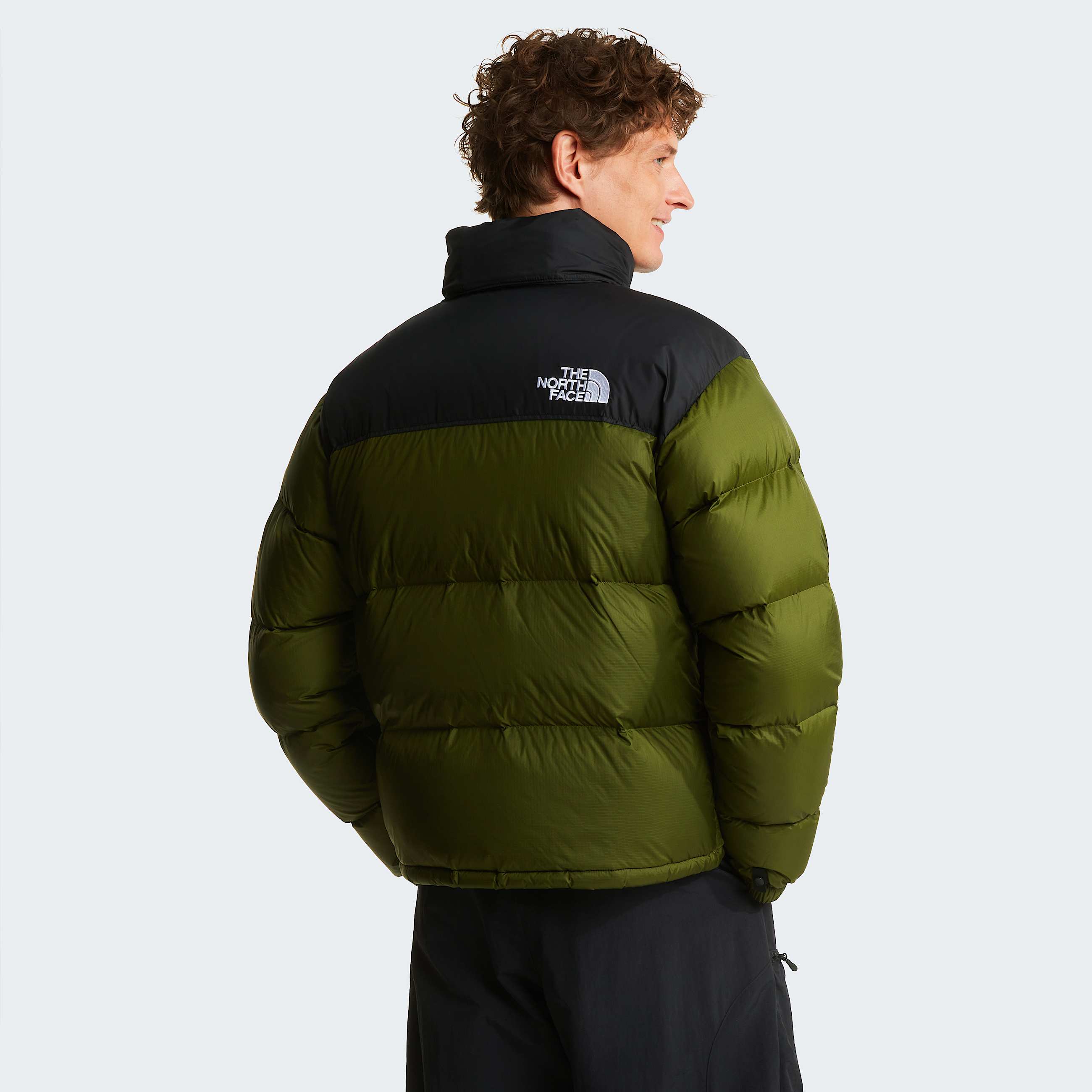 1996 Retro Nuptsejas voor heren TNF Woodland GreenTNF Black ALT3