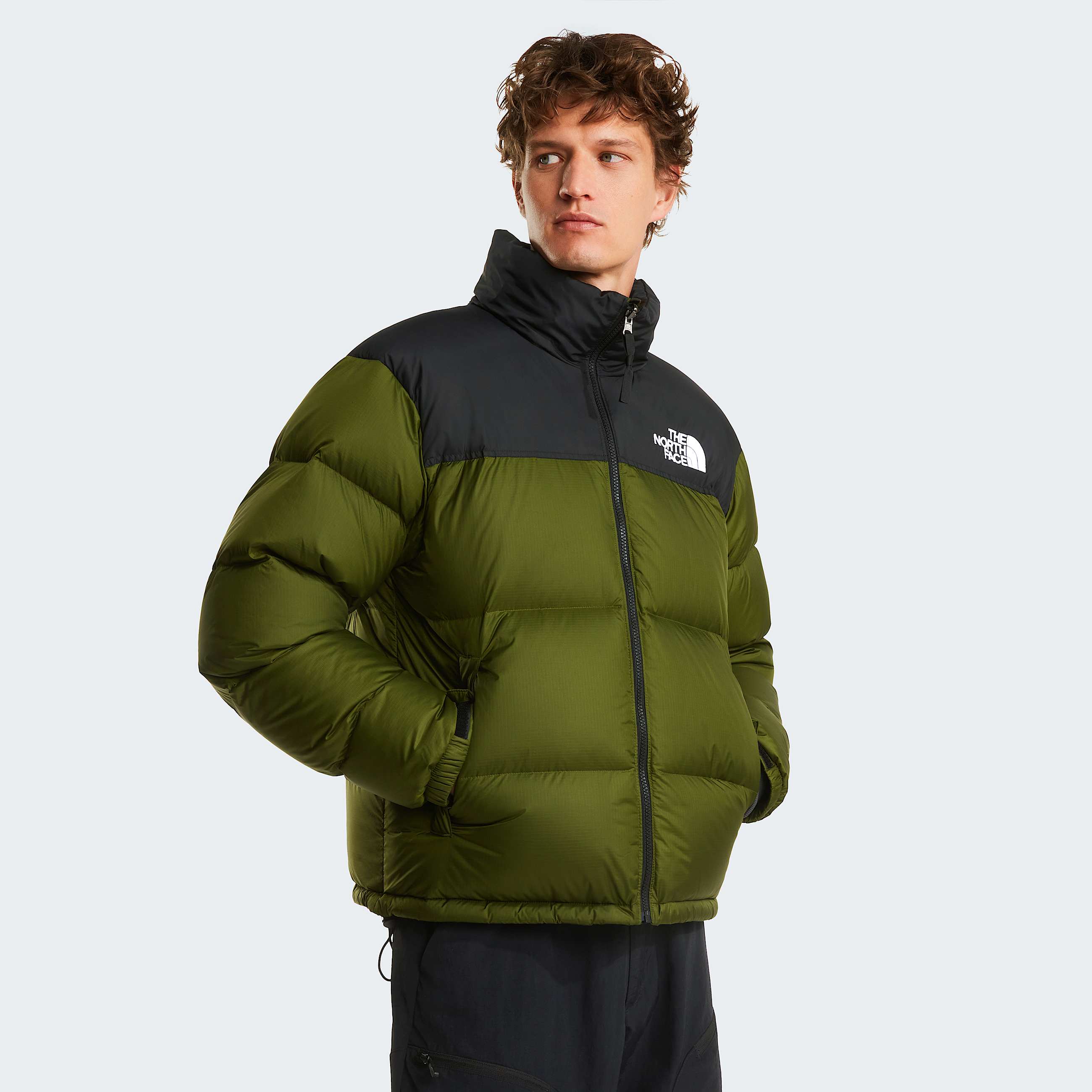 1996 Retro Nuptsejas voor heren TNF Woodland GreenTNF Black HERO
