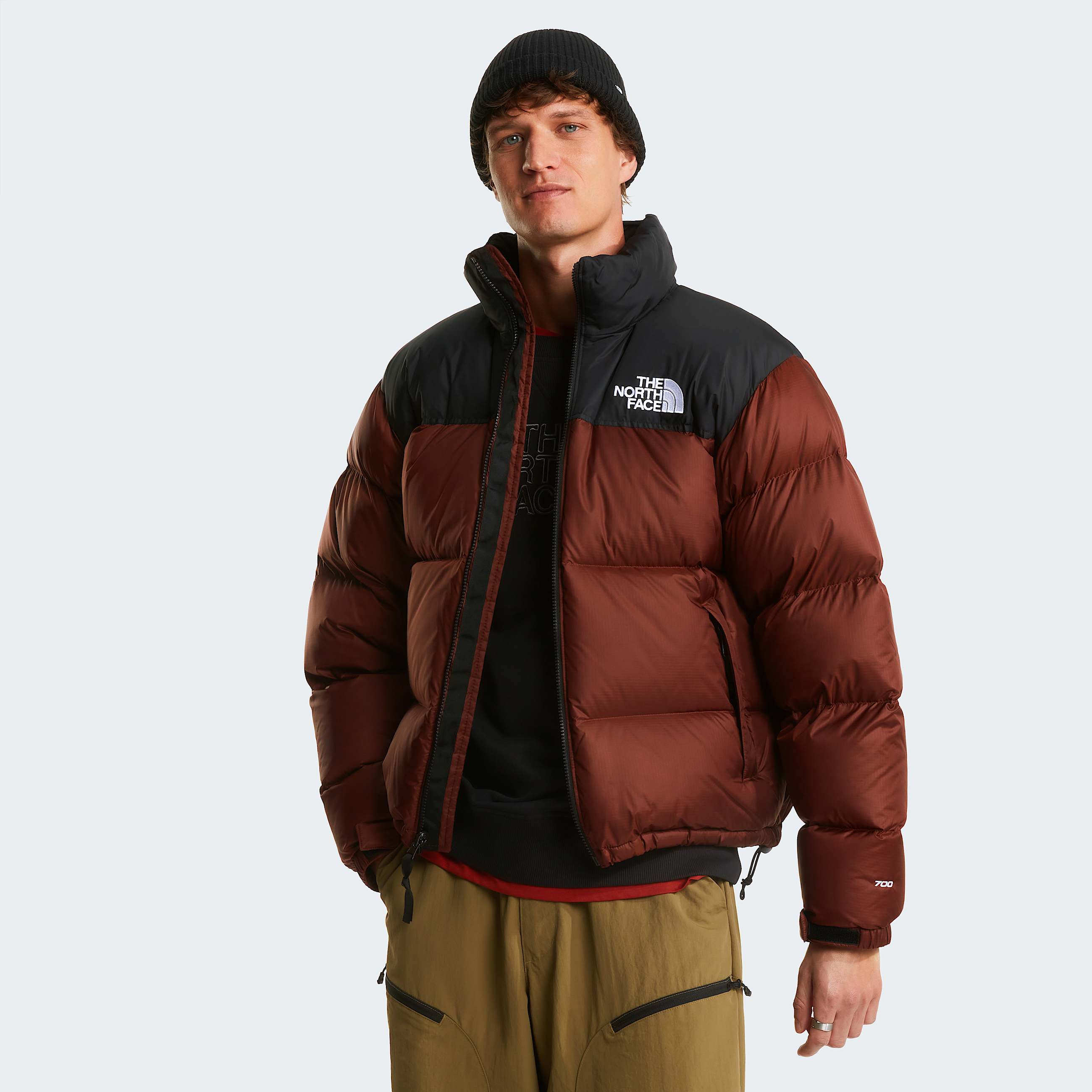 Veste 1996 Retro Nuptse pour homme TNF Ember SoilTNF Black ALT4