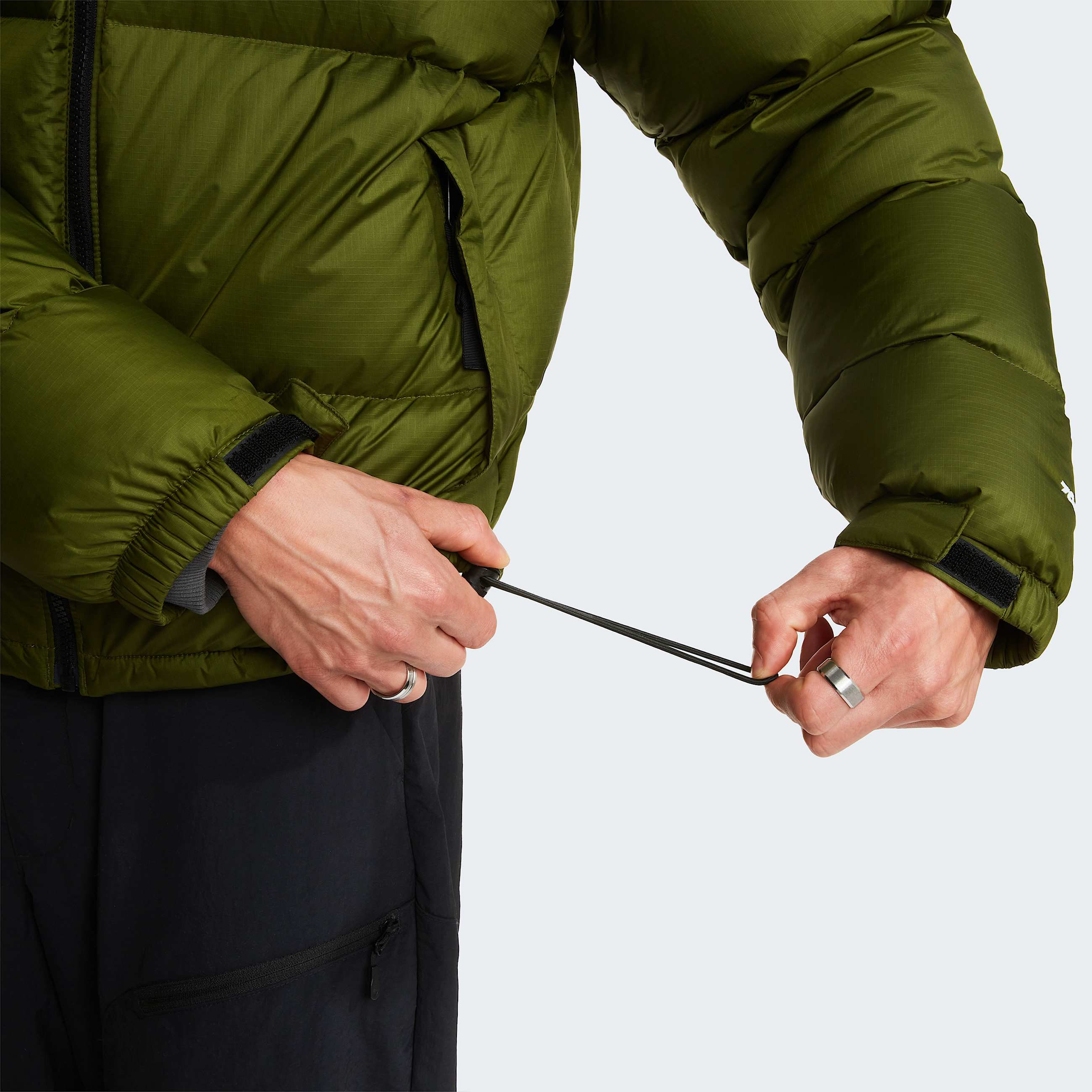 1996 Retro Nuptsejas voor heren TNF Woodland GreenTNF Black ALT8