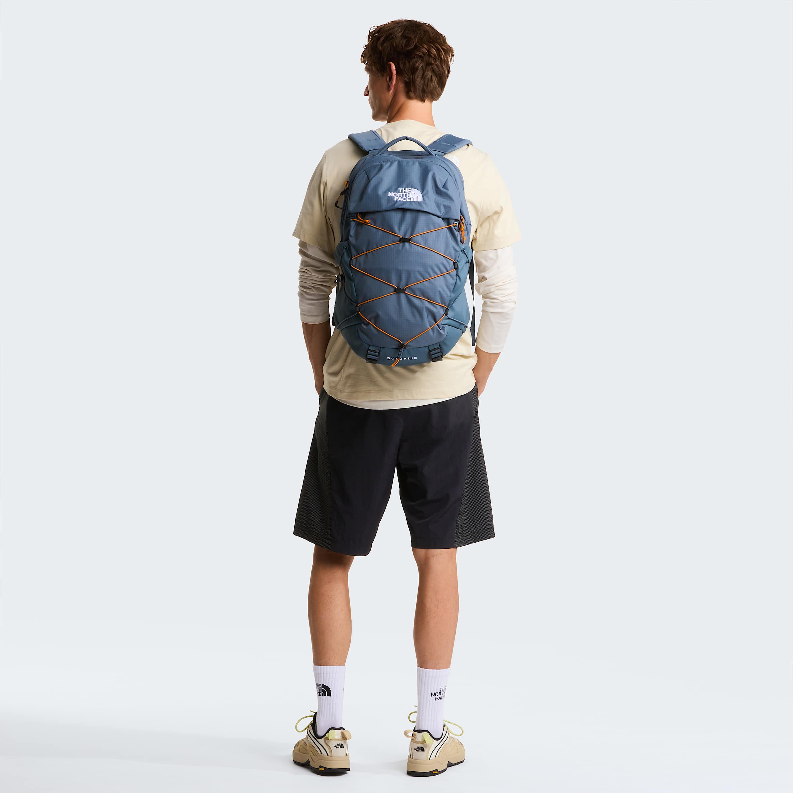 Borealis Rucksack TNF Granite GreyDust Orange ALT8