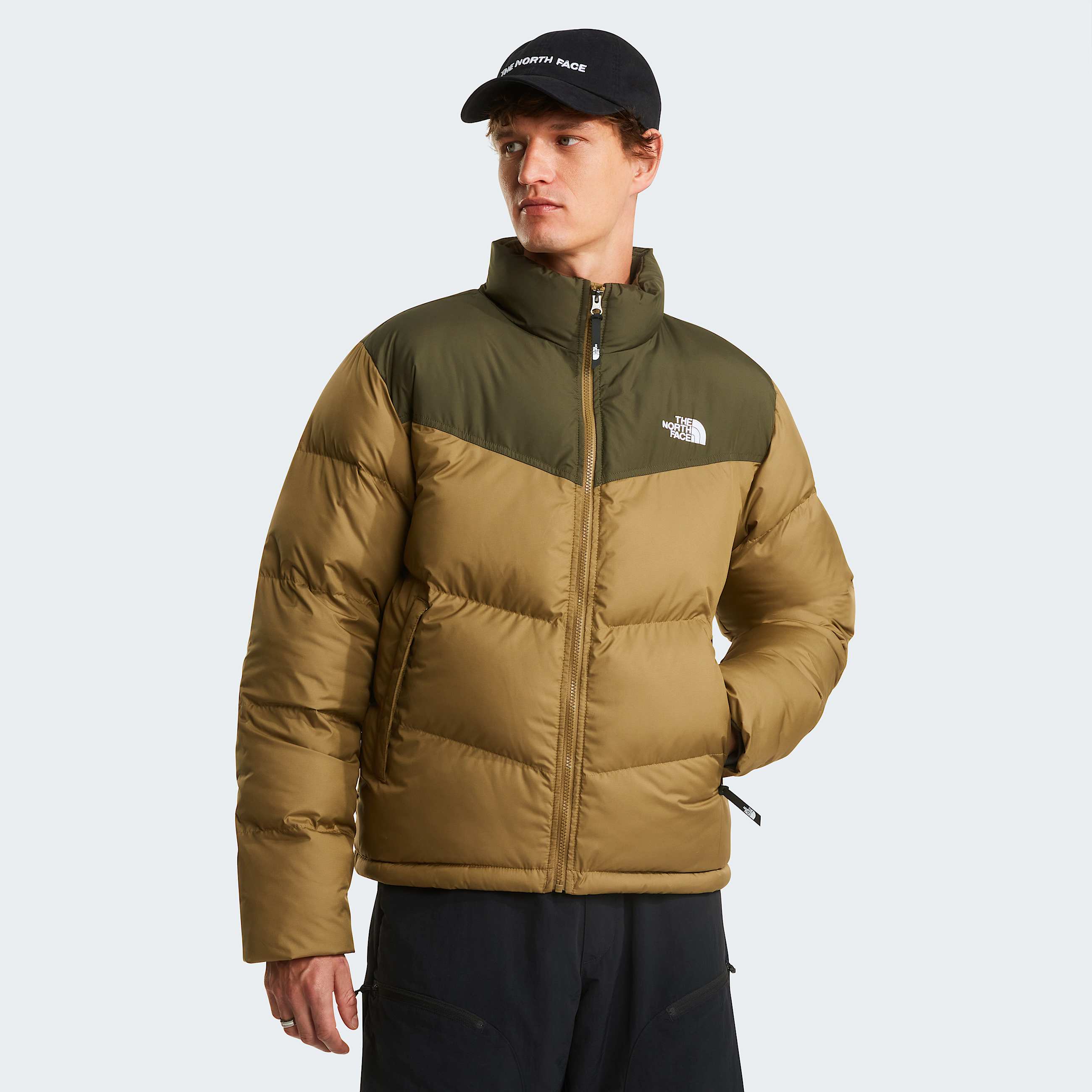 Mens Saikuru Jacket TNF New Taupe GreenCedar HERO