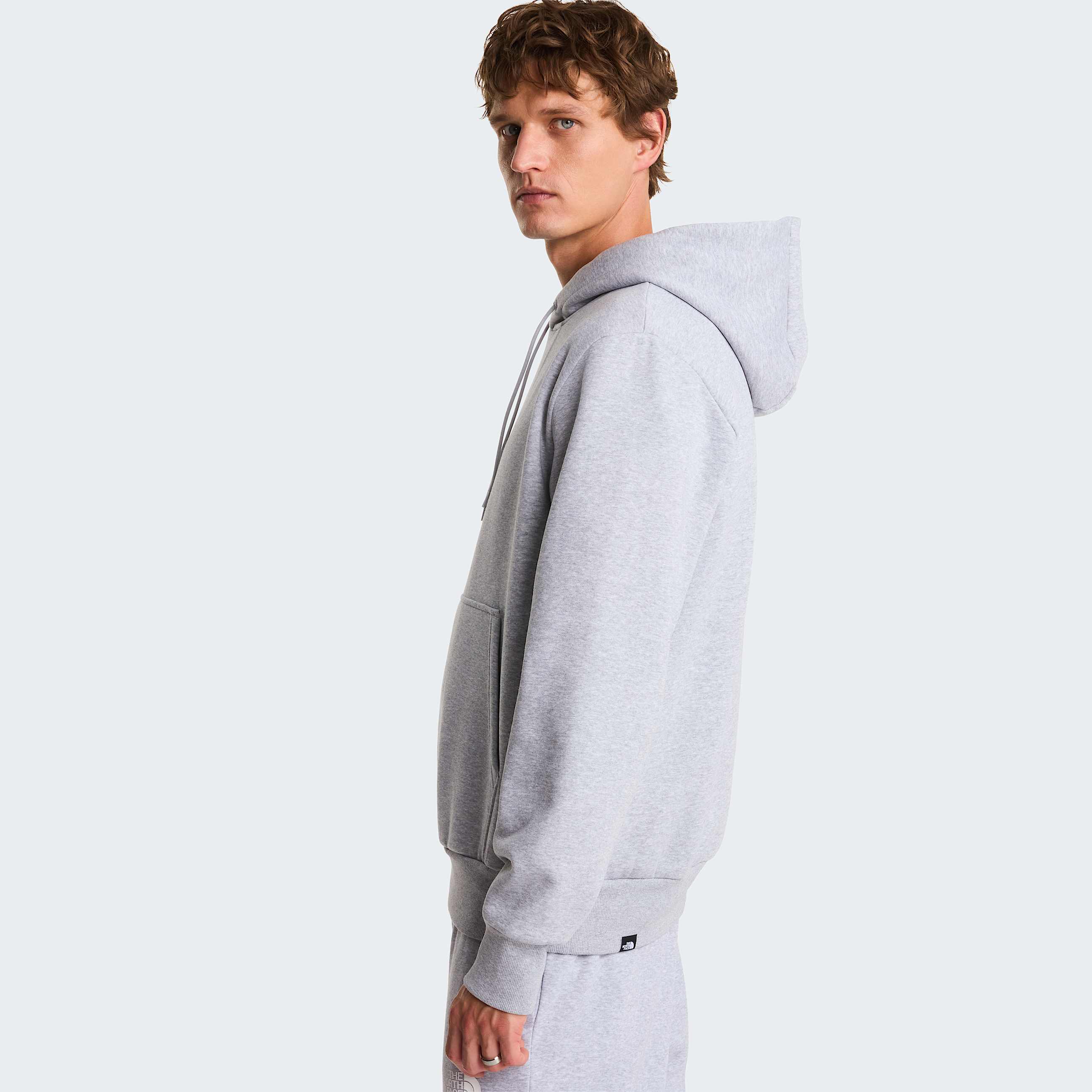 Simple Domehoodie voor heren TNF TNF Light Grey Heather ALT2
