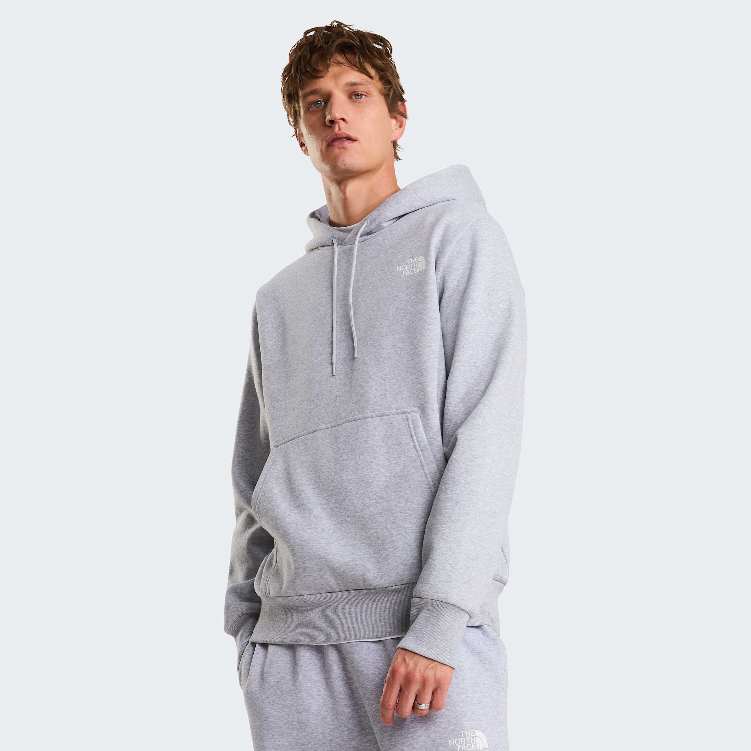 Simple Domehoodie voor heren TNF TNF Light Grey Heather HERO