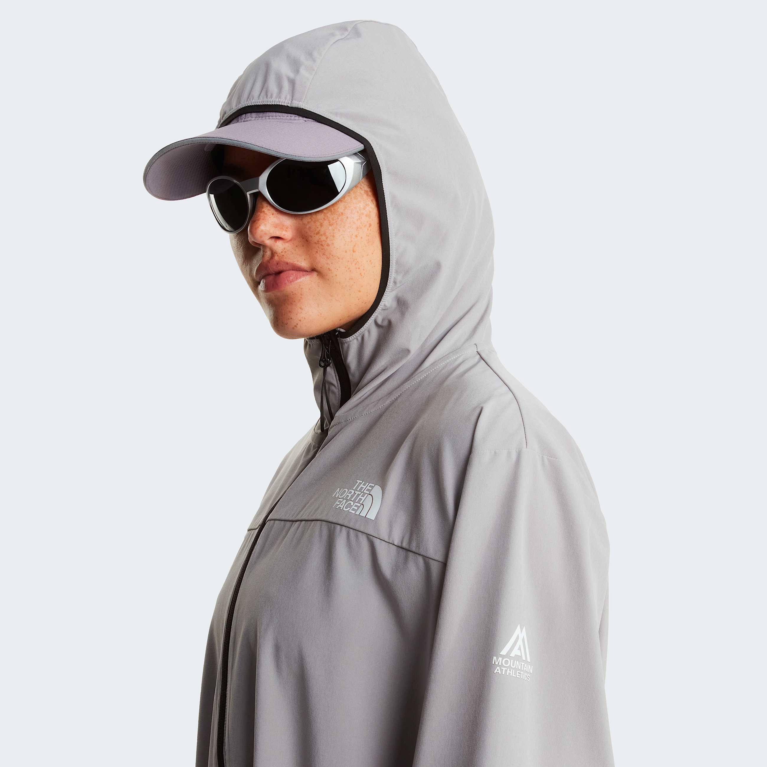 Giacca a vento Mountain Athletics con cappuccio da donna TNF ALT5