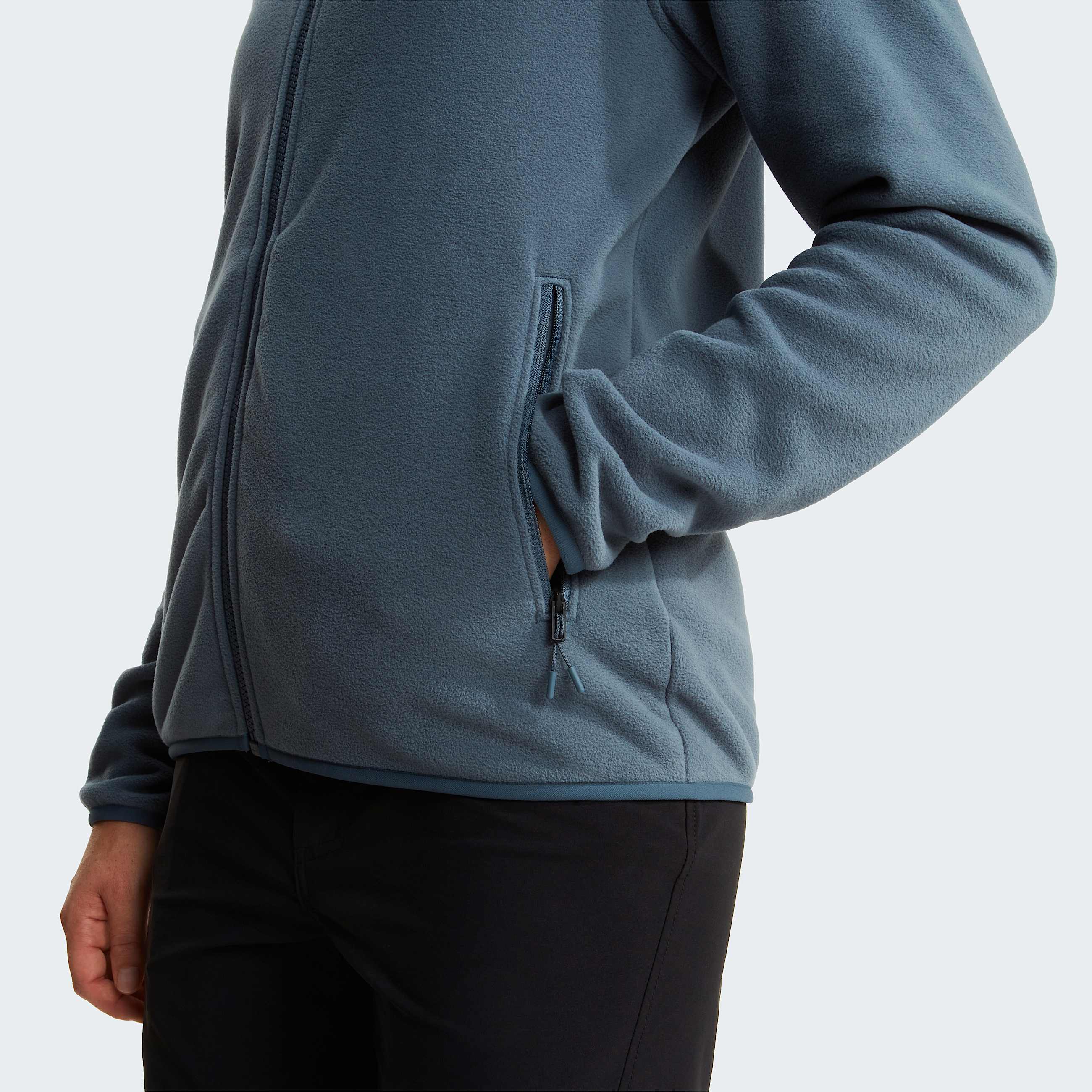 Glacier Fleece mit durchgehendem RV fr Damen TNF Granite Grey ALT6