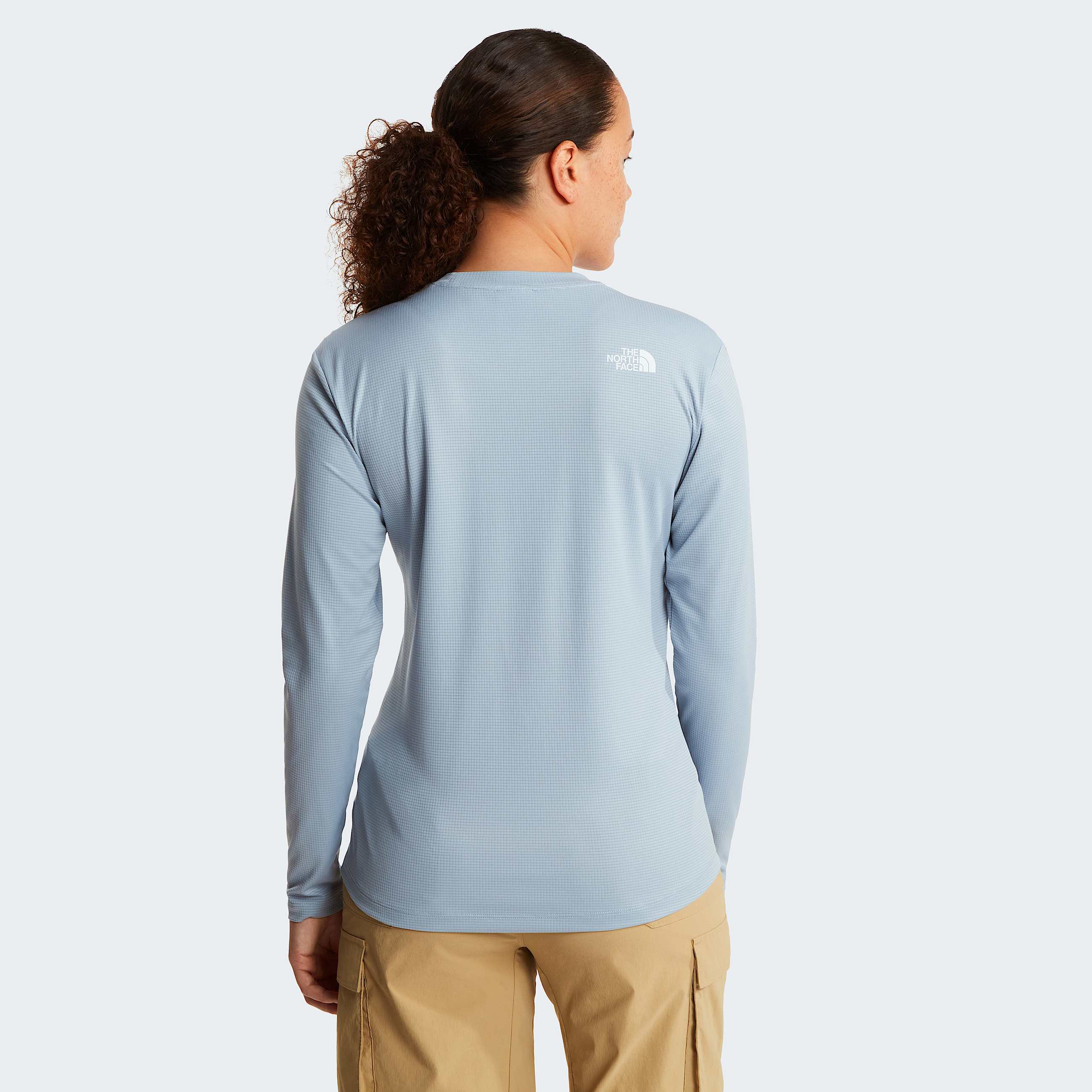 Womens Shadow LongSleeve TShirt TNF Frost Grey ALT3
