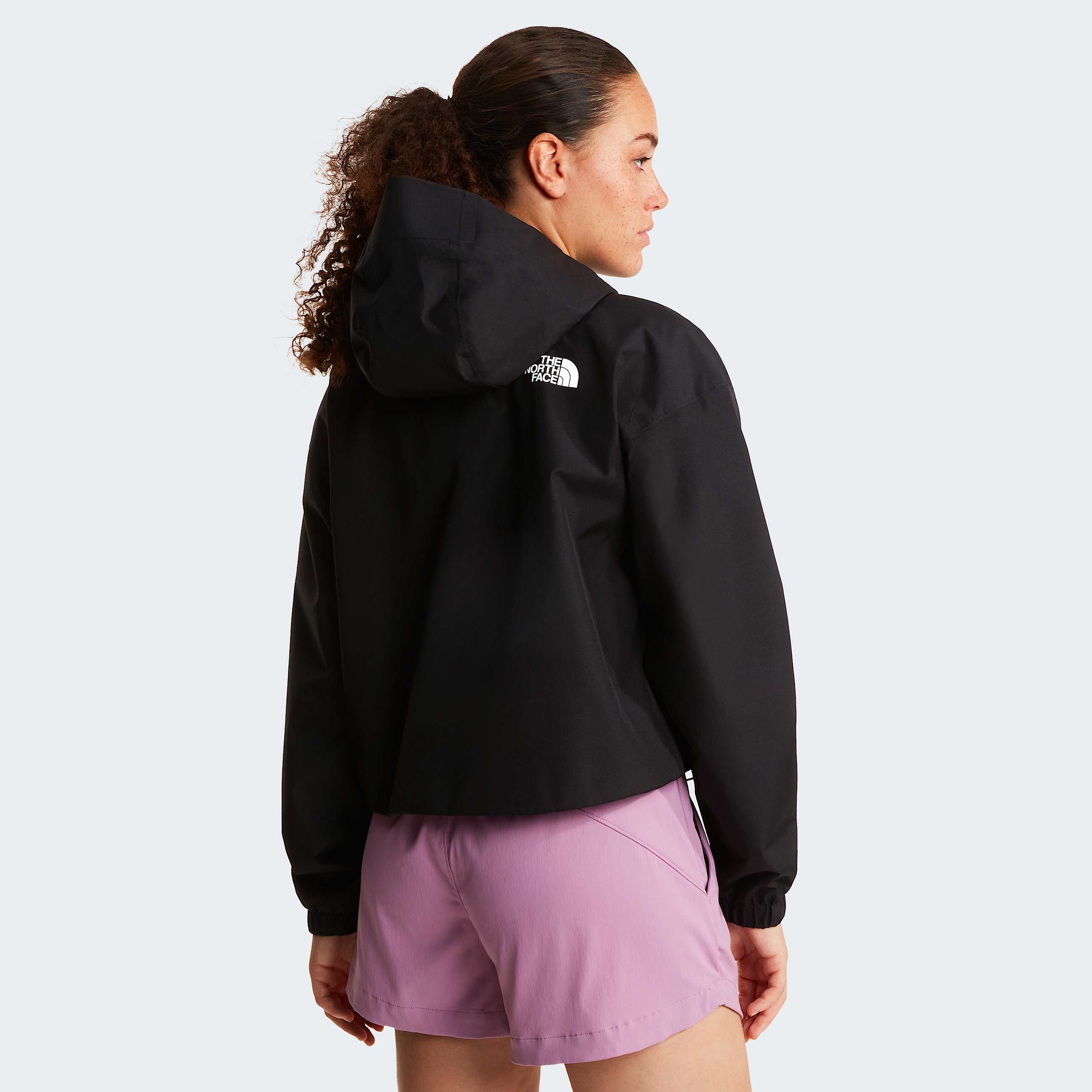 Womens Quest DryVent Cropped Jacket TNF TNF Black ALT3