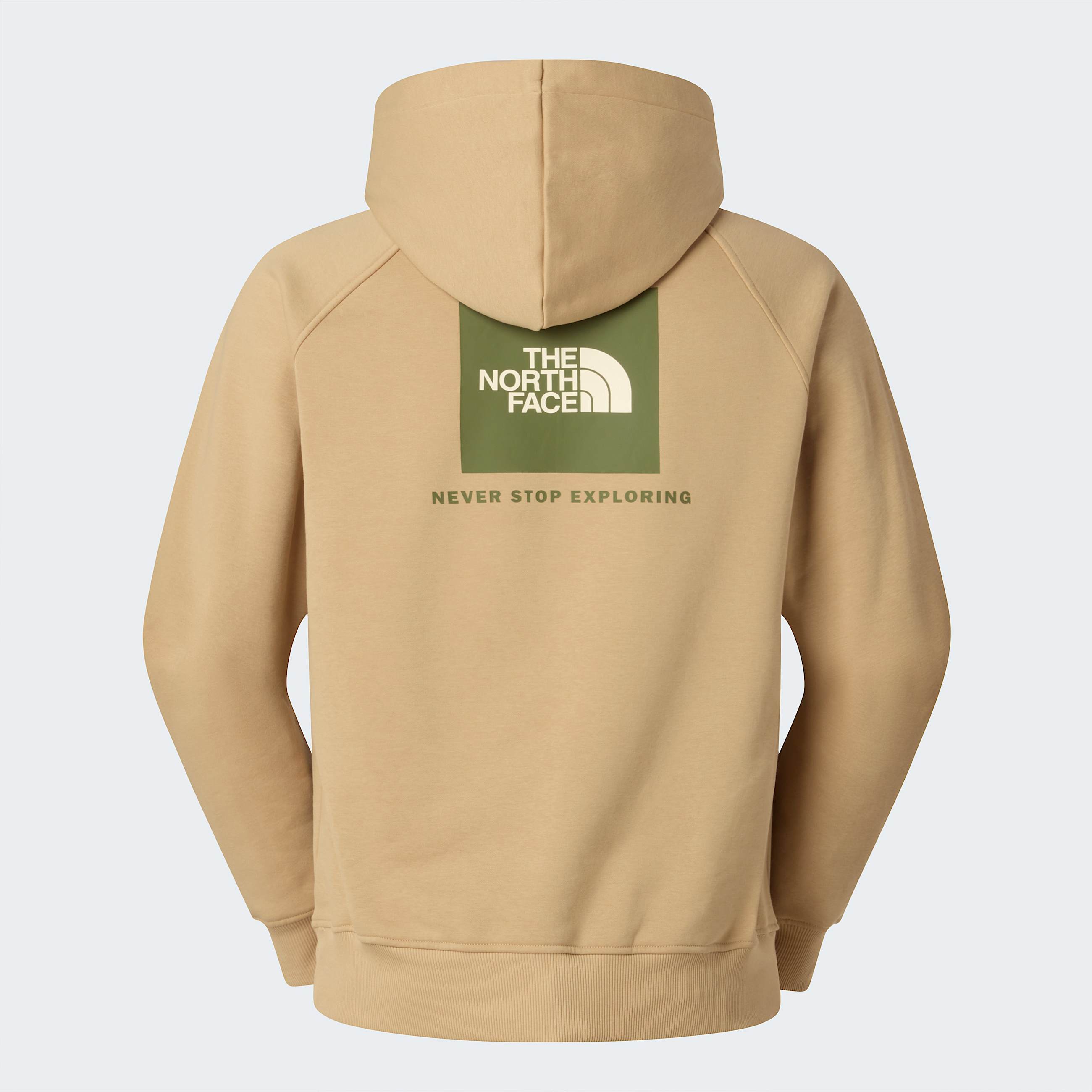 Mens Raglan NSE Box Hoodie TNF Khaki Stone ALT21
