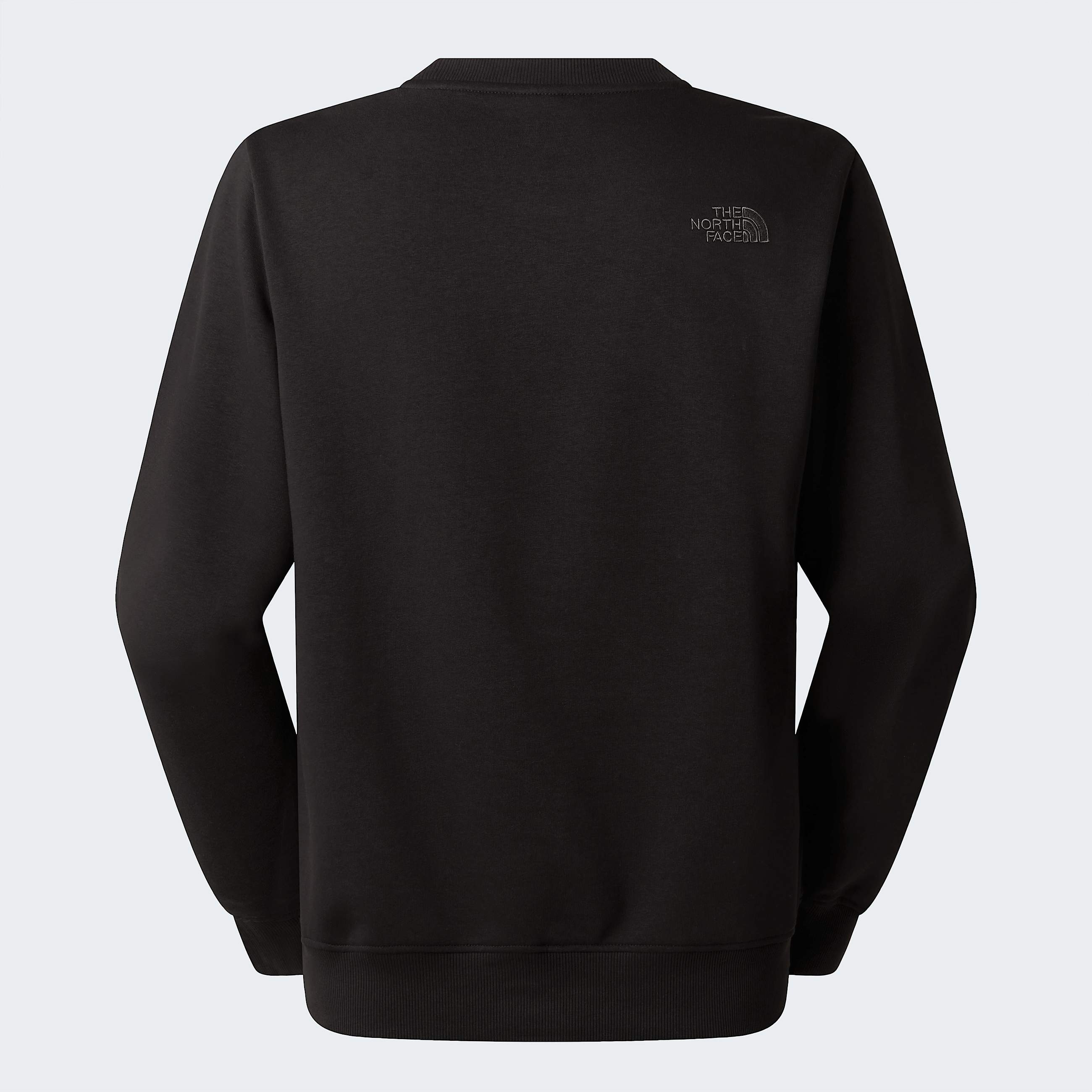 Mens Drew Peak Light Sweatshirt TNF TNF BlackAnthracite Grey ALT21
