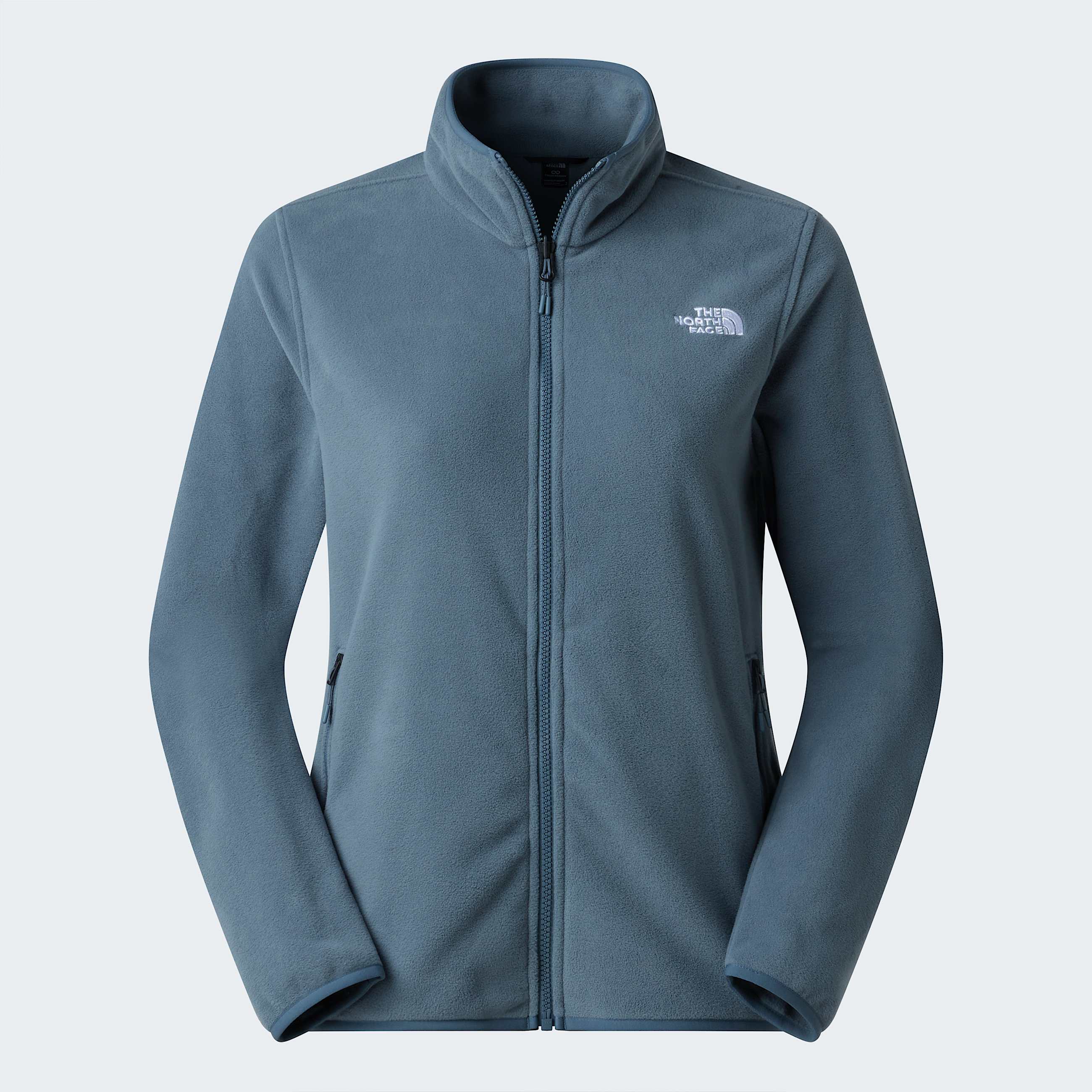 Glacier Fleece mit durchgehendem RV fr Damen TNF Granite Grey ALT20