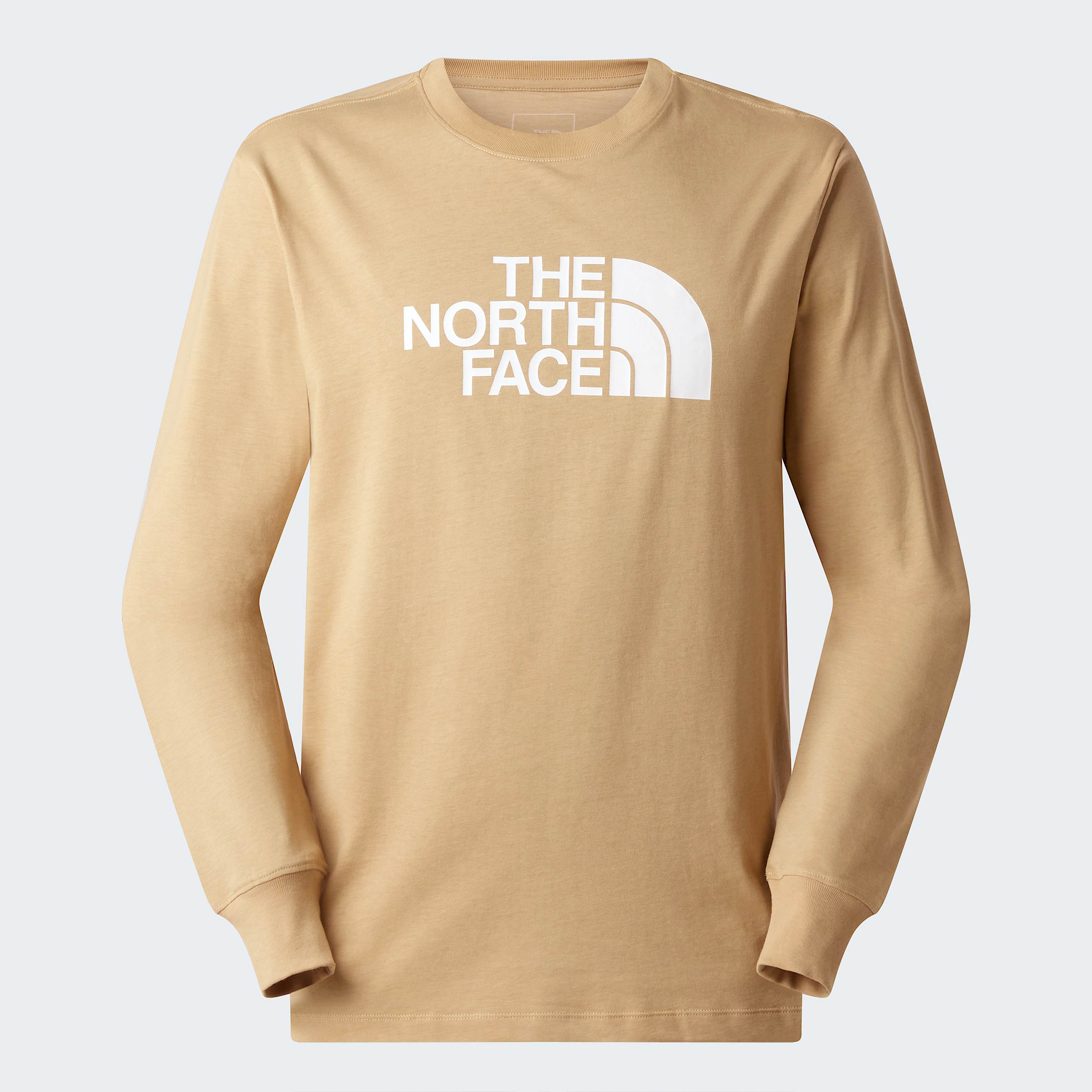 Mens Evolution Half Dome Regular LongSleeve TShirt TNF Khaki Stone ALT20