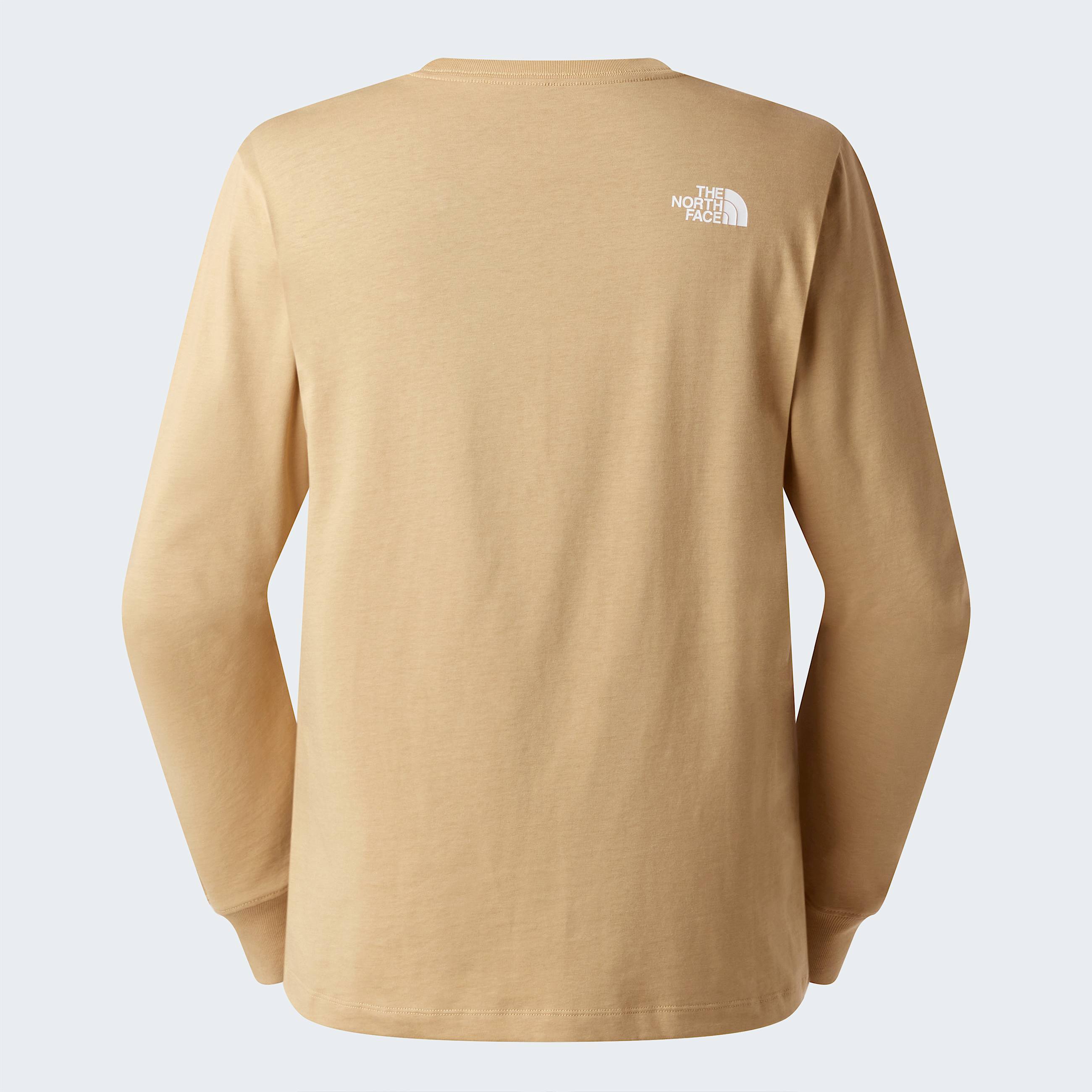 Mens Evolution Half Dome Regular LongSleeve TShirt TNF Khaki Stone ALT21