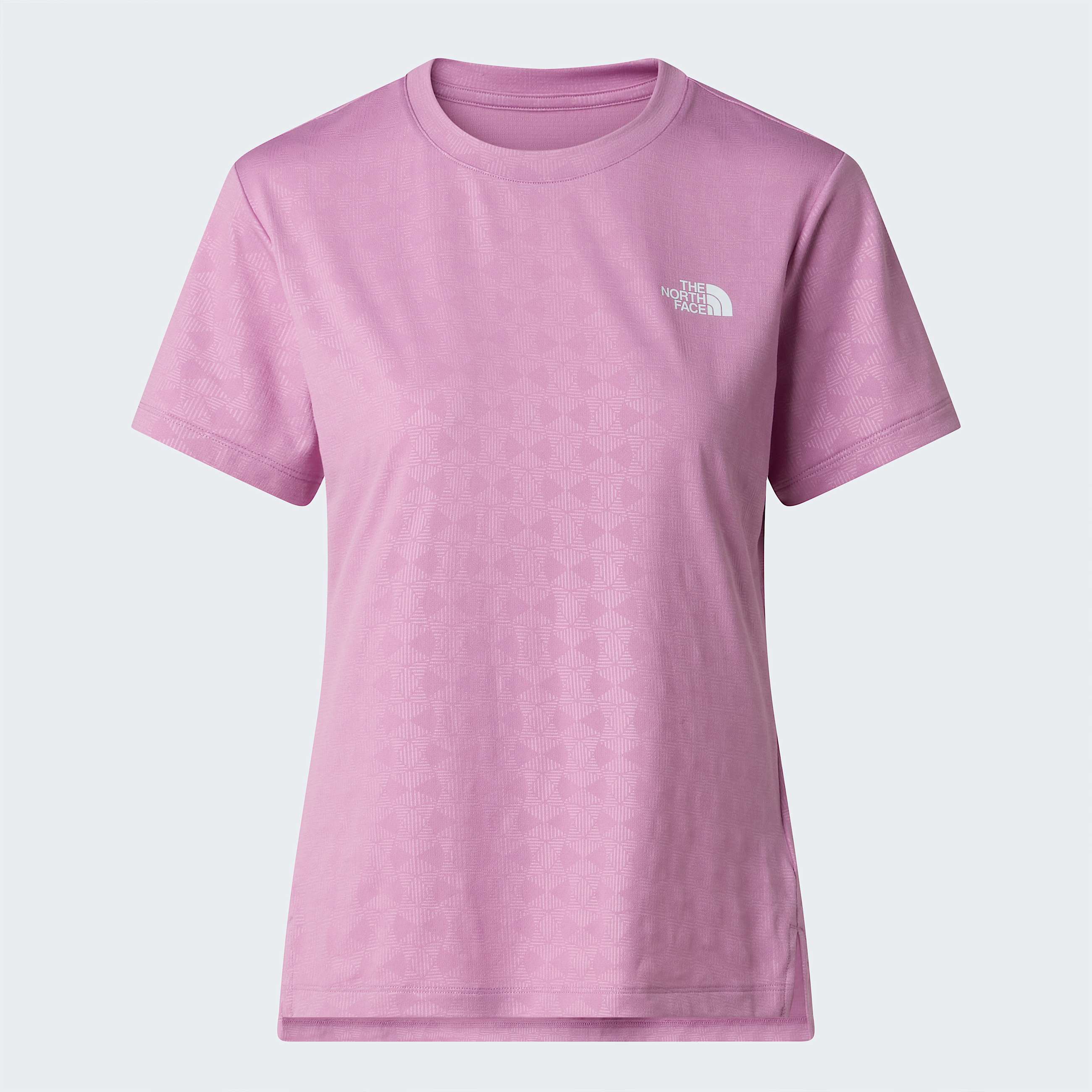 Womens Flex Geo Embossed Regular TShirt TNF Hushed Lavender ALT20
