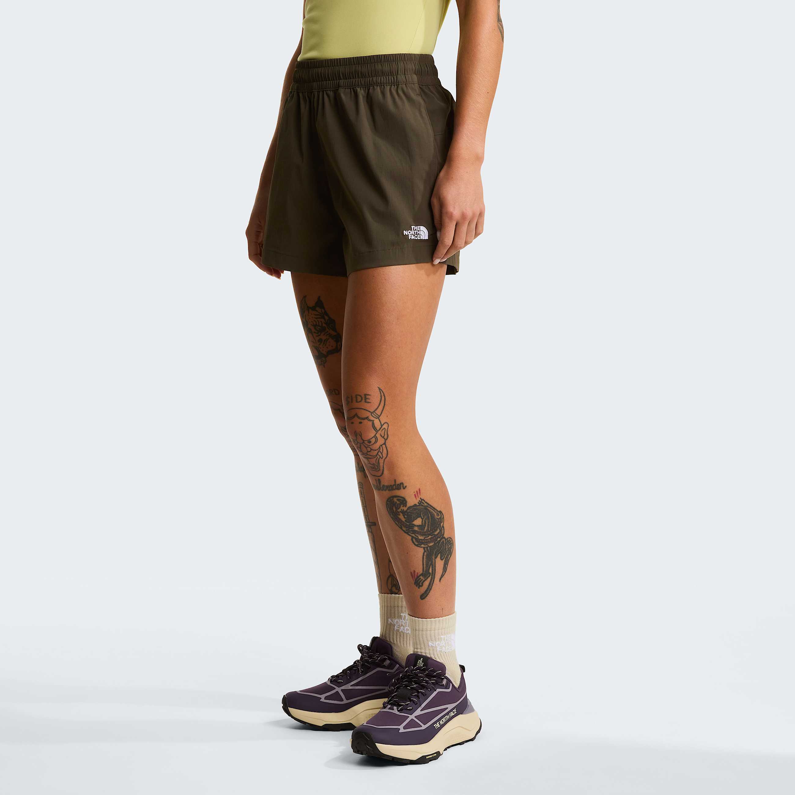 Womens Class V Pathfinder PullOn Shorts  3 TNF New Taupe Green HERO