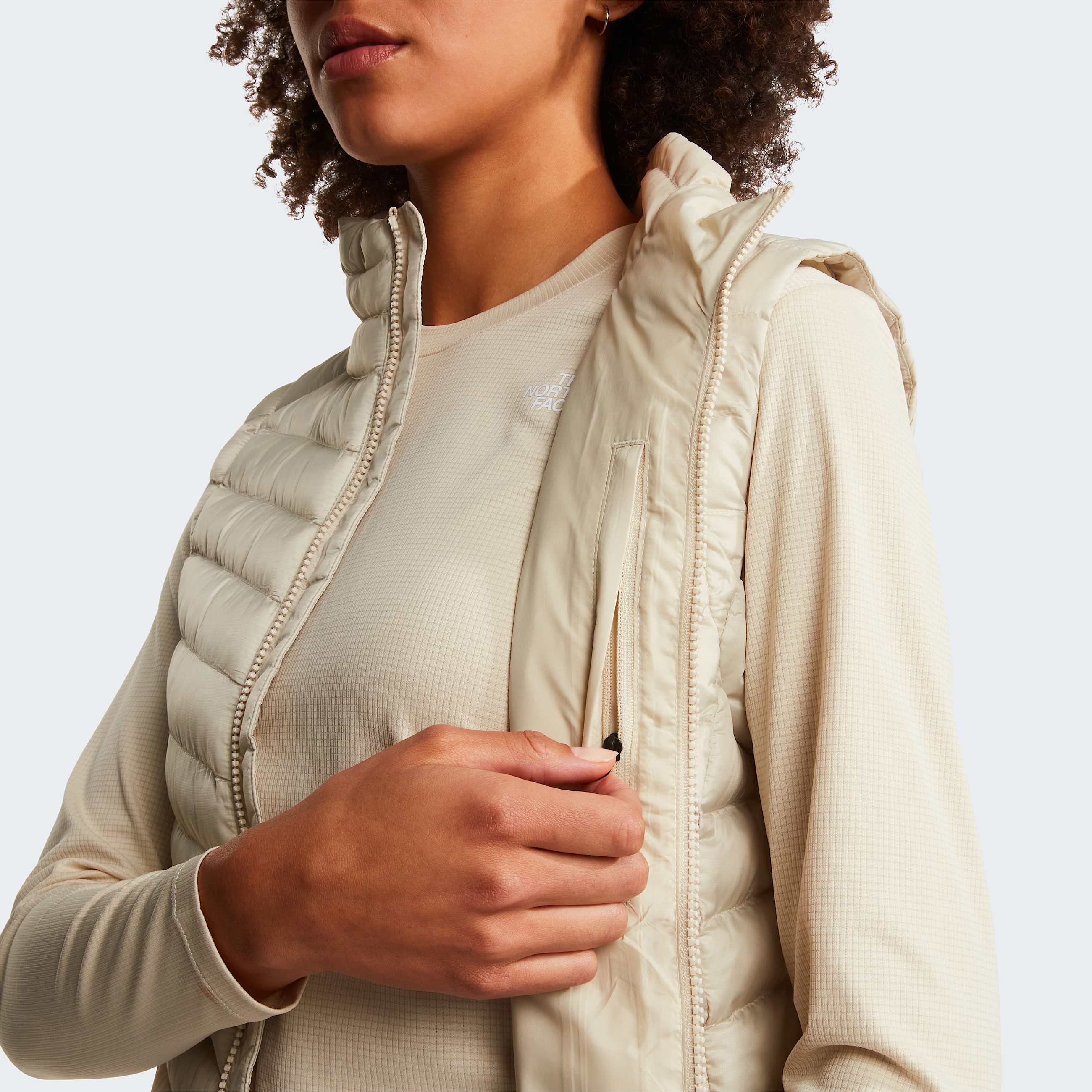 Womens Huila Synthetic Insulation Gilet TNF Desert Stone ALT6